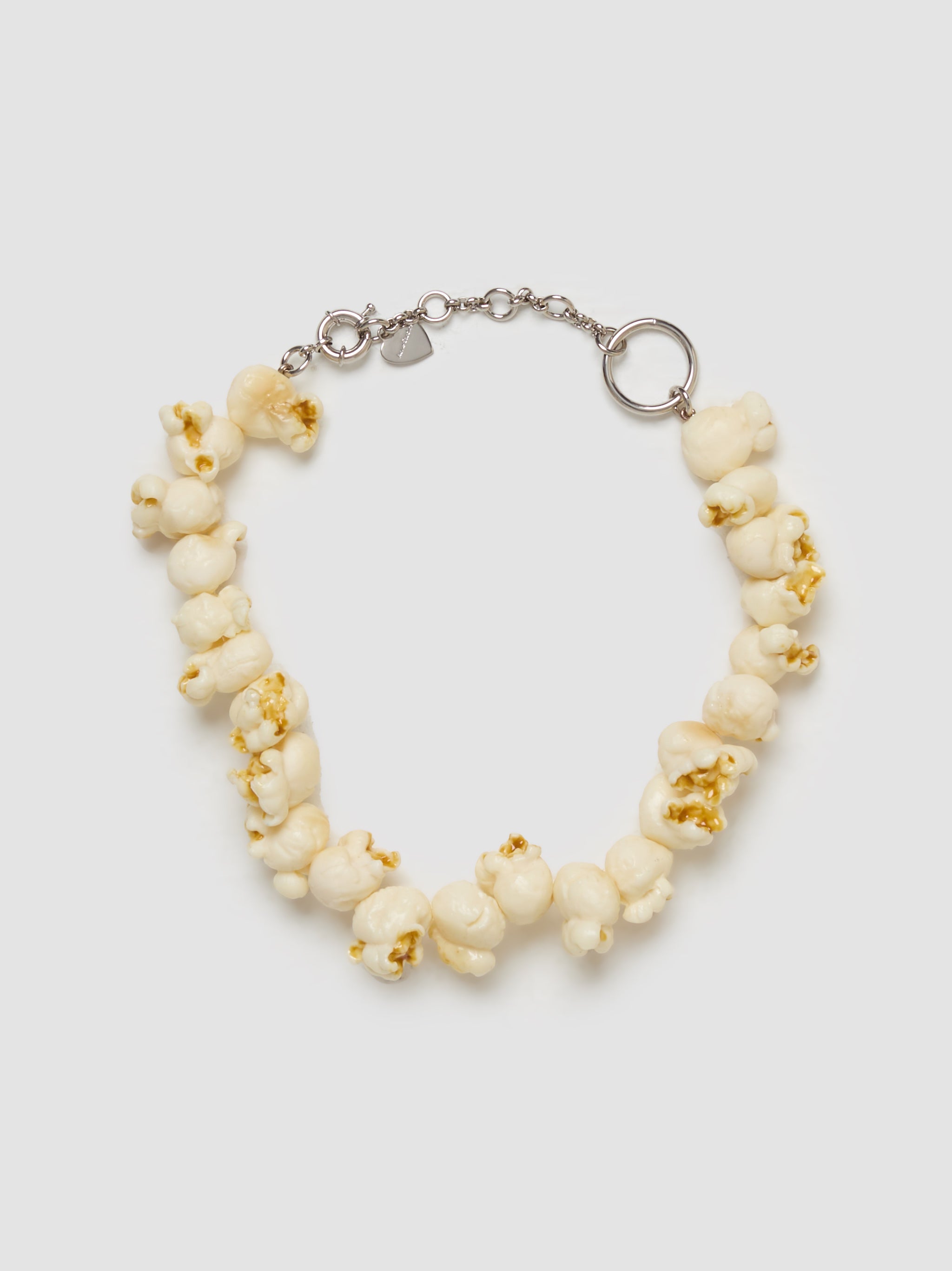 Popcorn Necklace in Silver