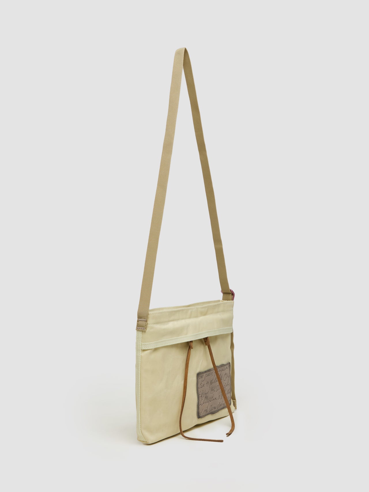 Mini Messenger Bag in Cream Beige