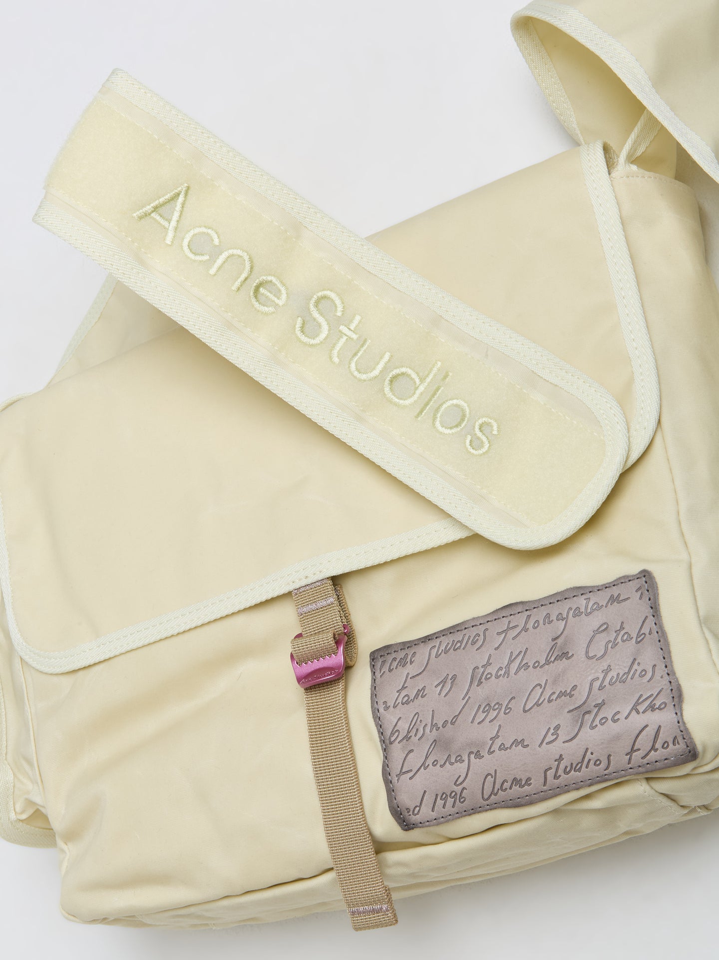 Messenger Bag in Cream Beige