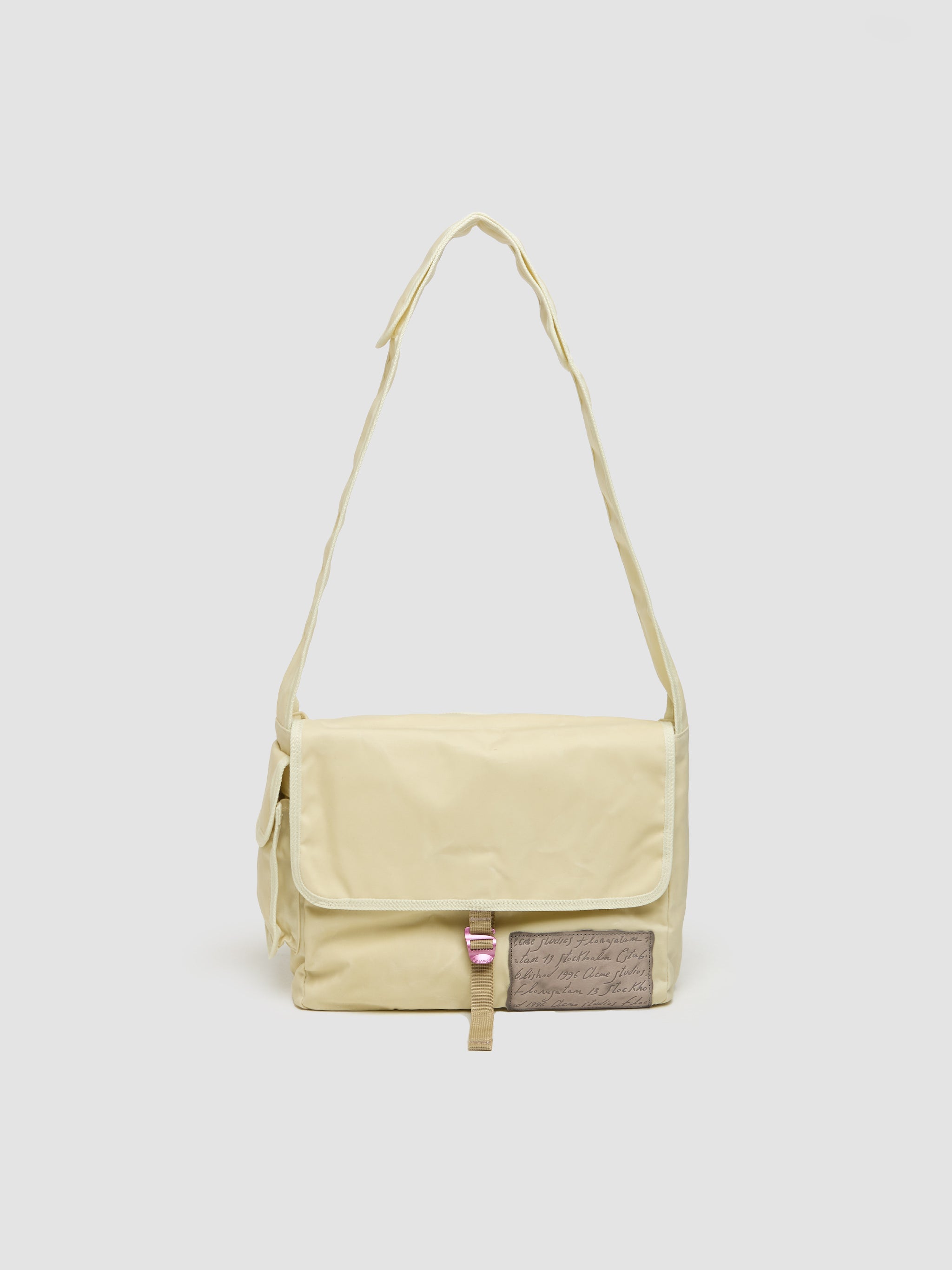 Messenger Bag in Cream Beige