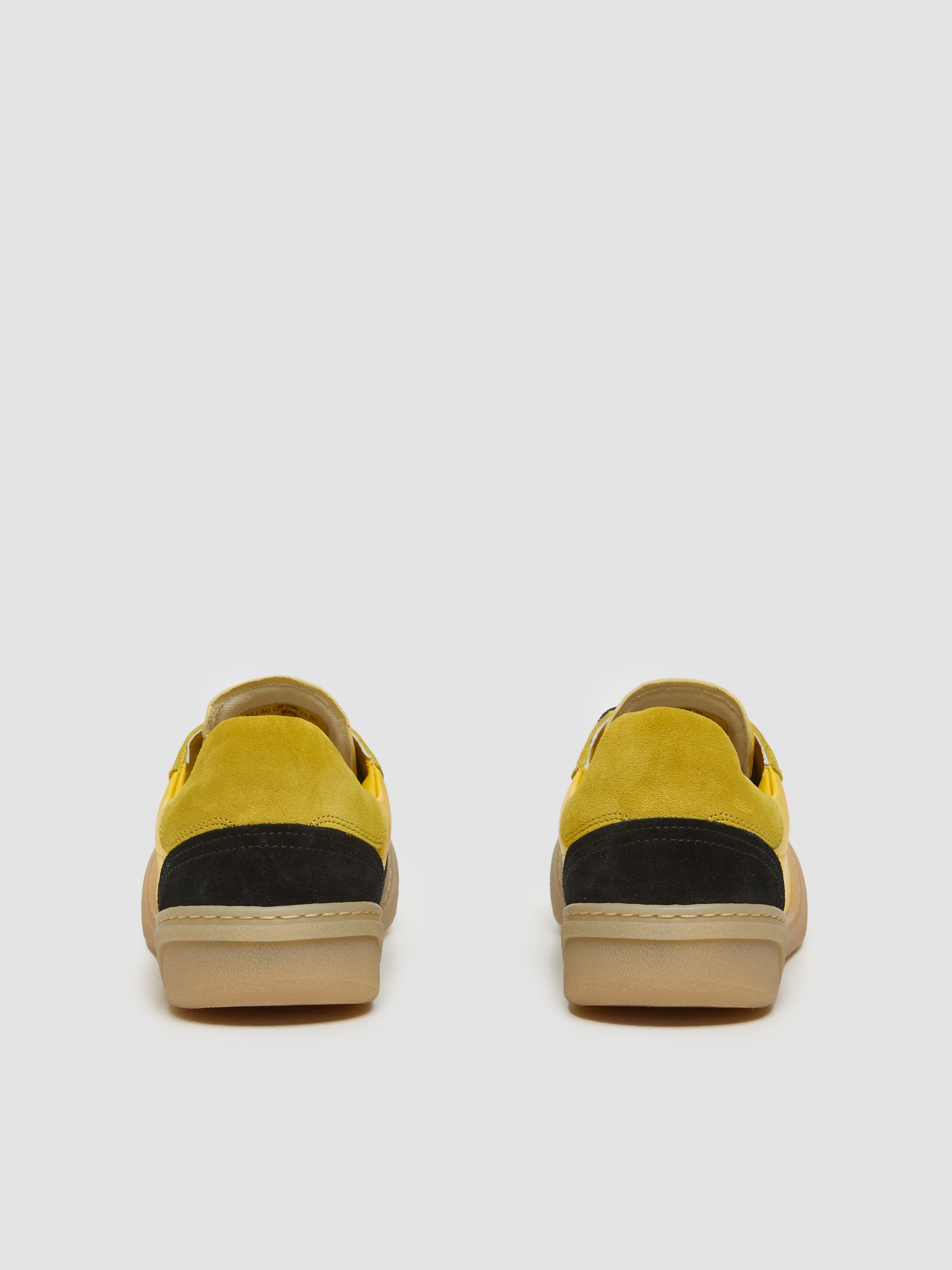 Men's Lace-Up Sneaker in Yellow