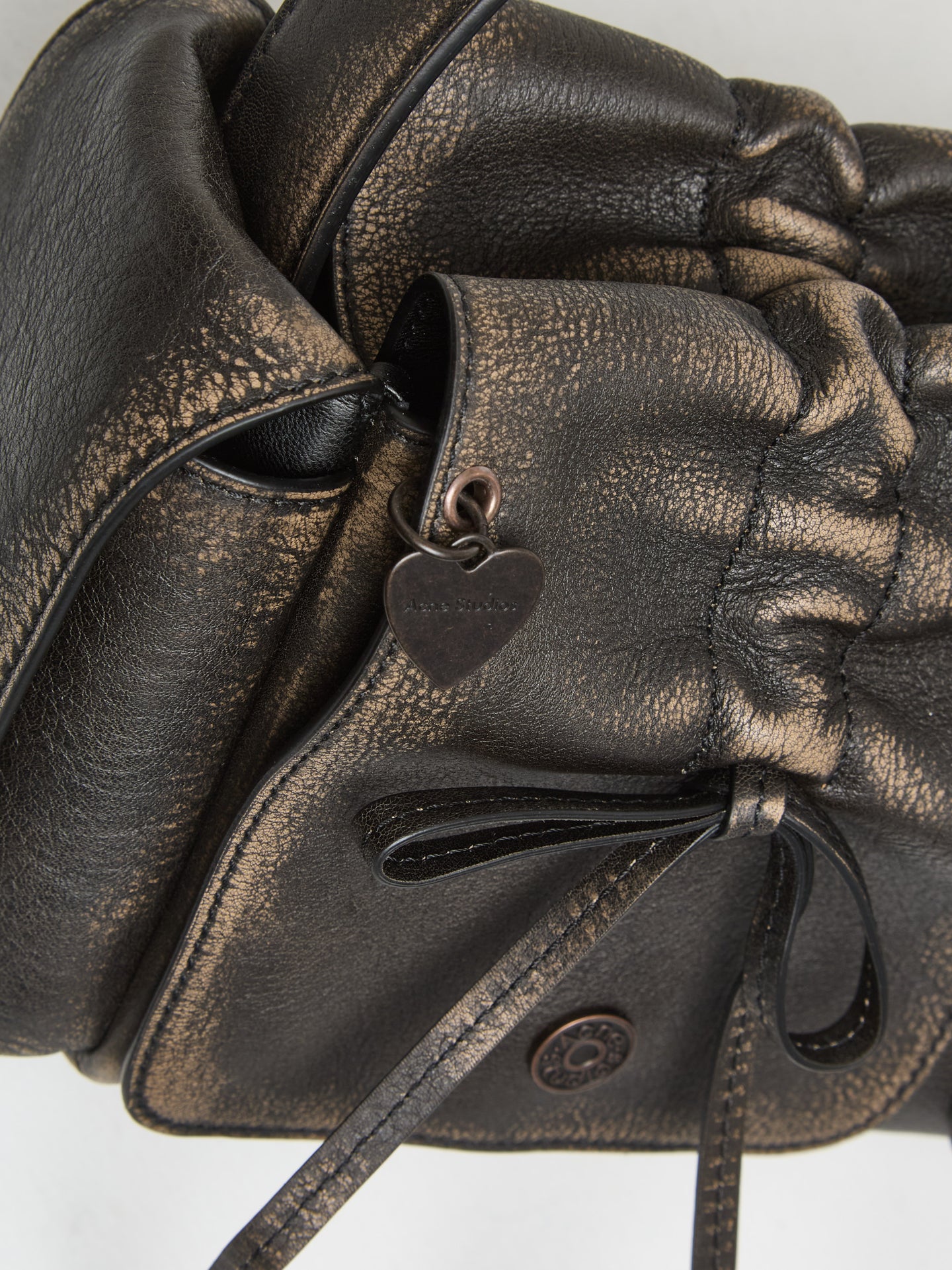 Multipocket Bag in Dark Brown & Beige