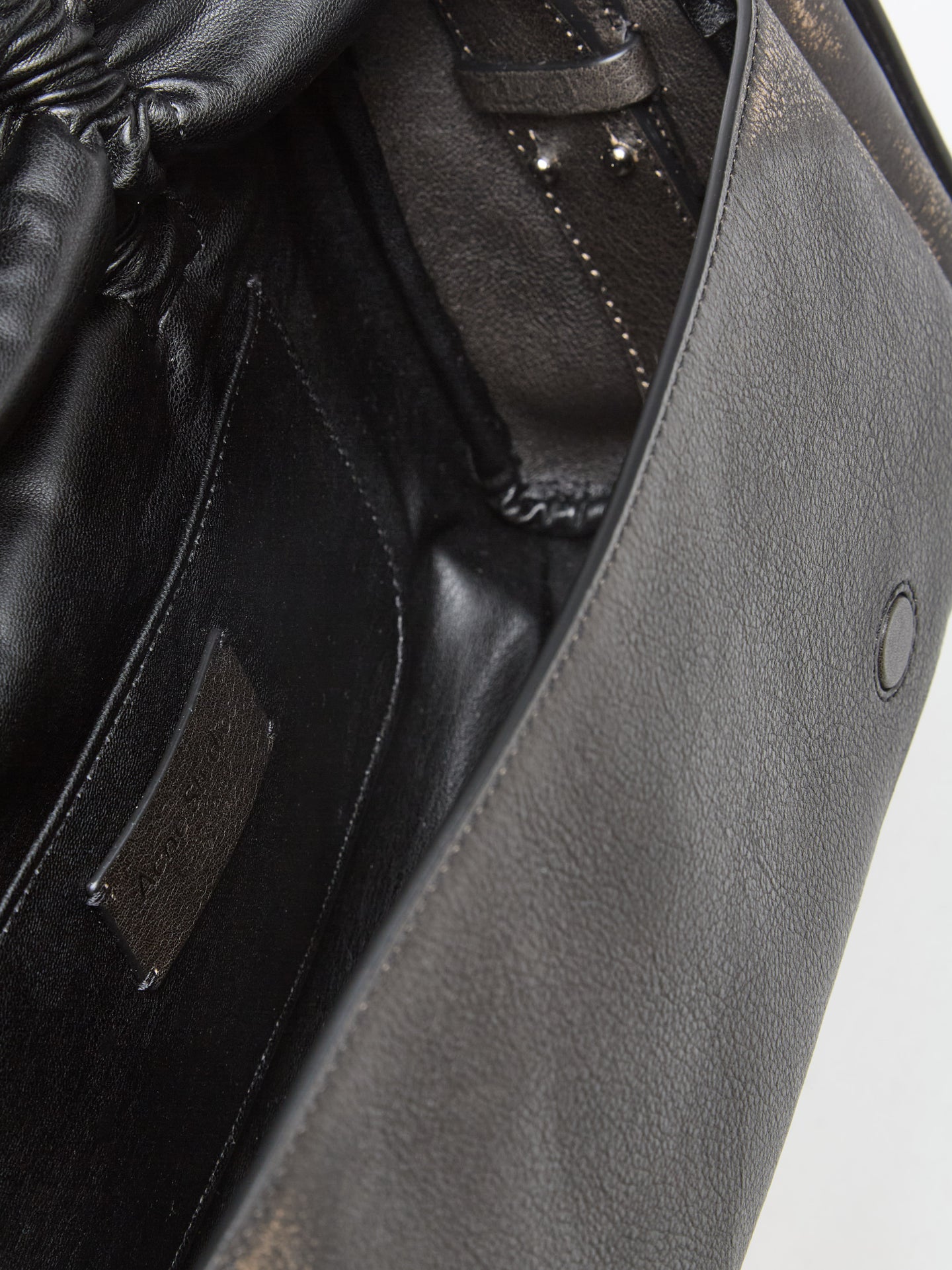Multipocket Bag in Dark Brown & Beige