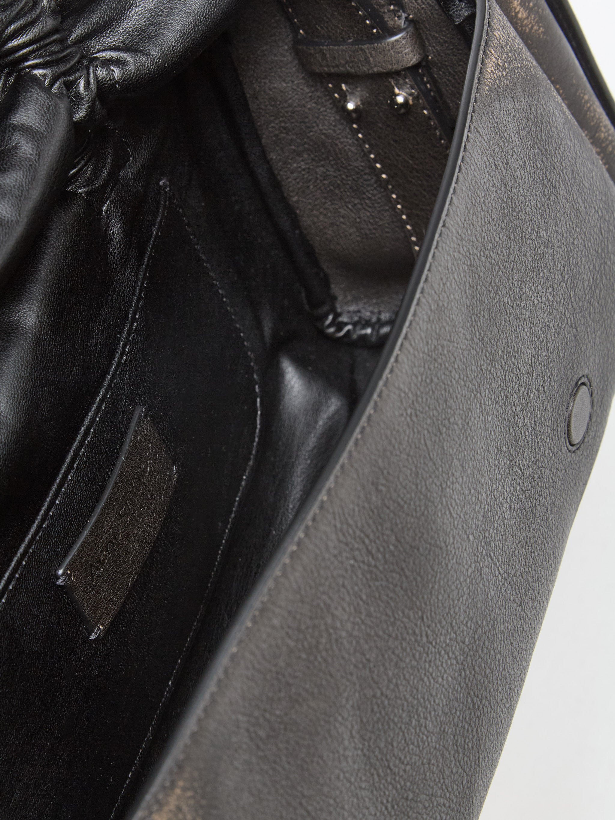 Multipocket Bag in Dark Brown & Beige