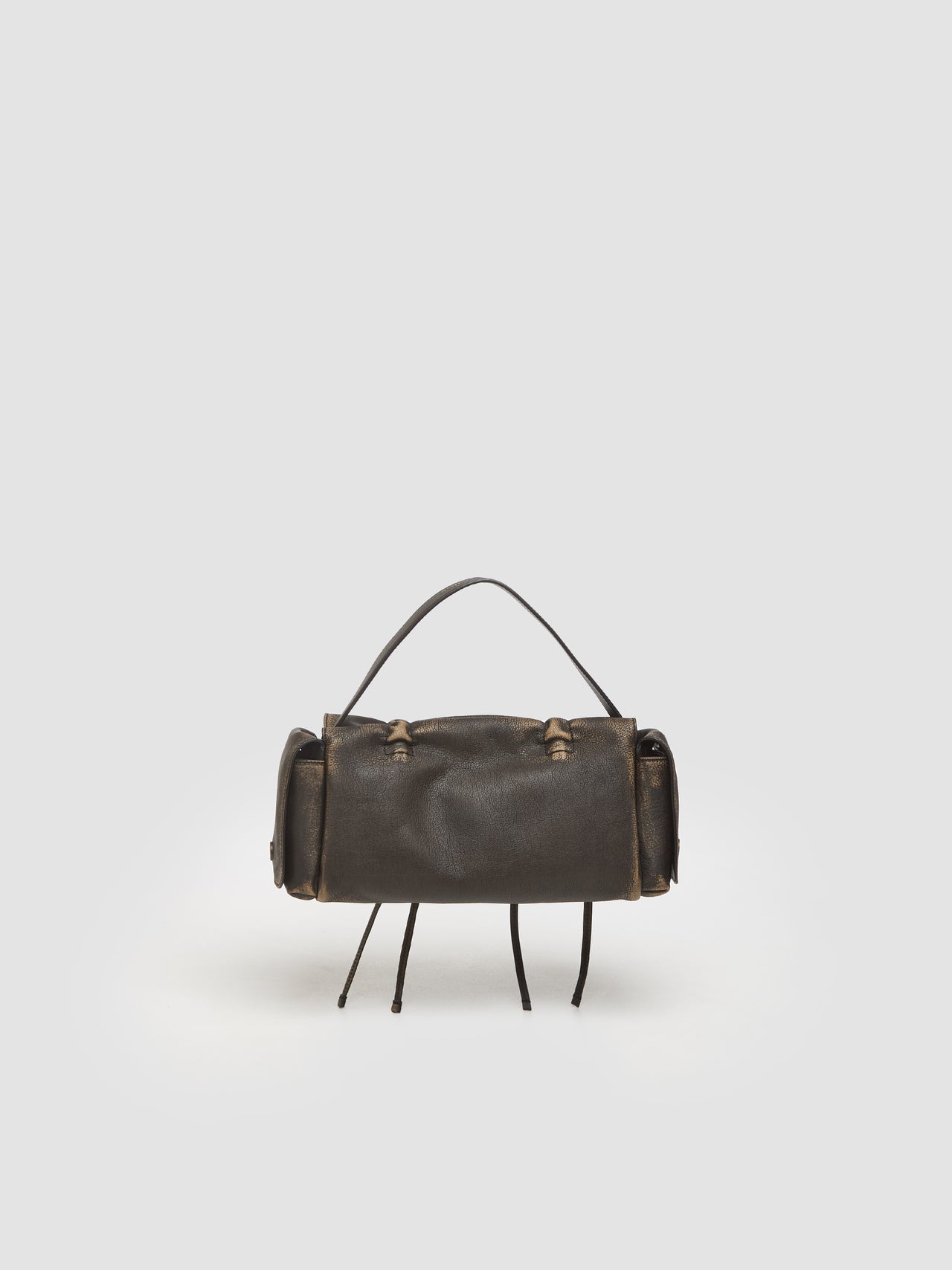 Multipocket Bag in Dark Brown & Beige