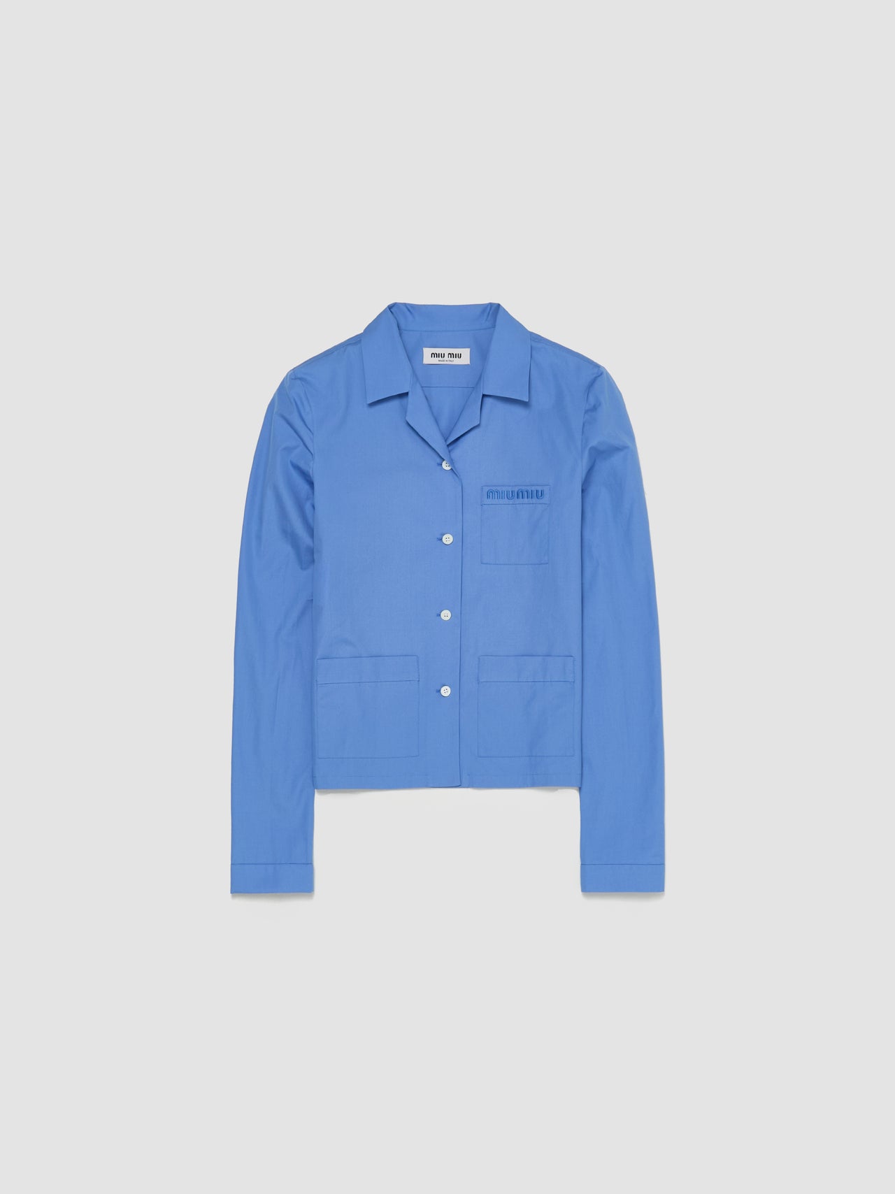 Popeline Shirt in Sky Blue