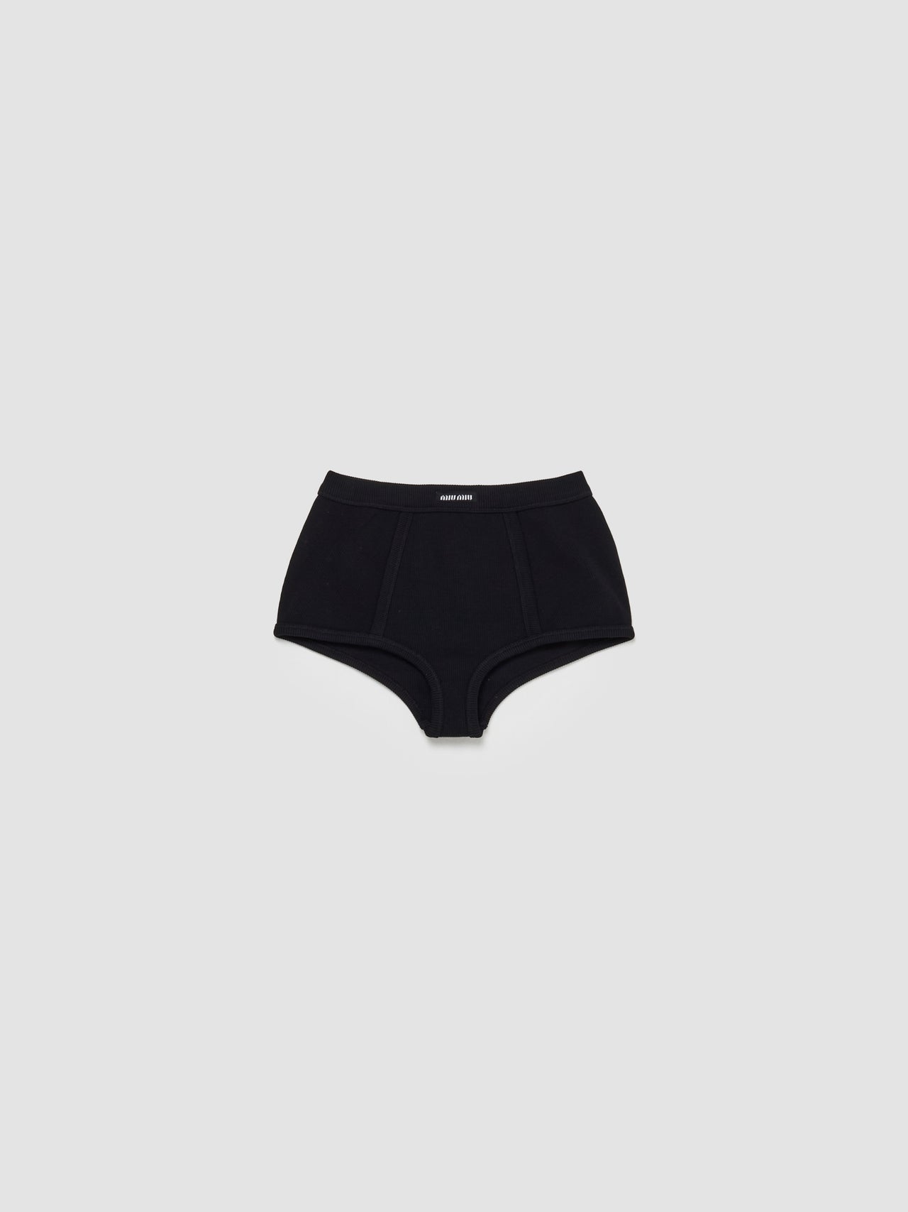 Cotton Jersey Briefs in Black