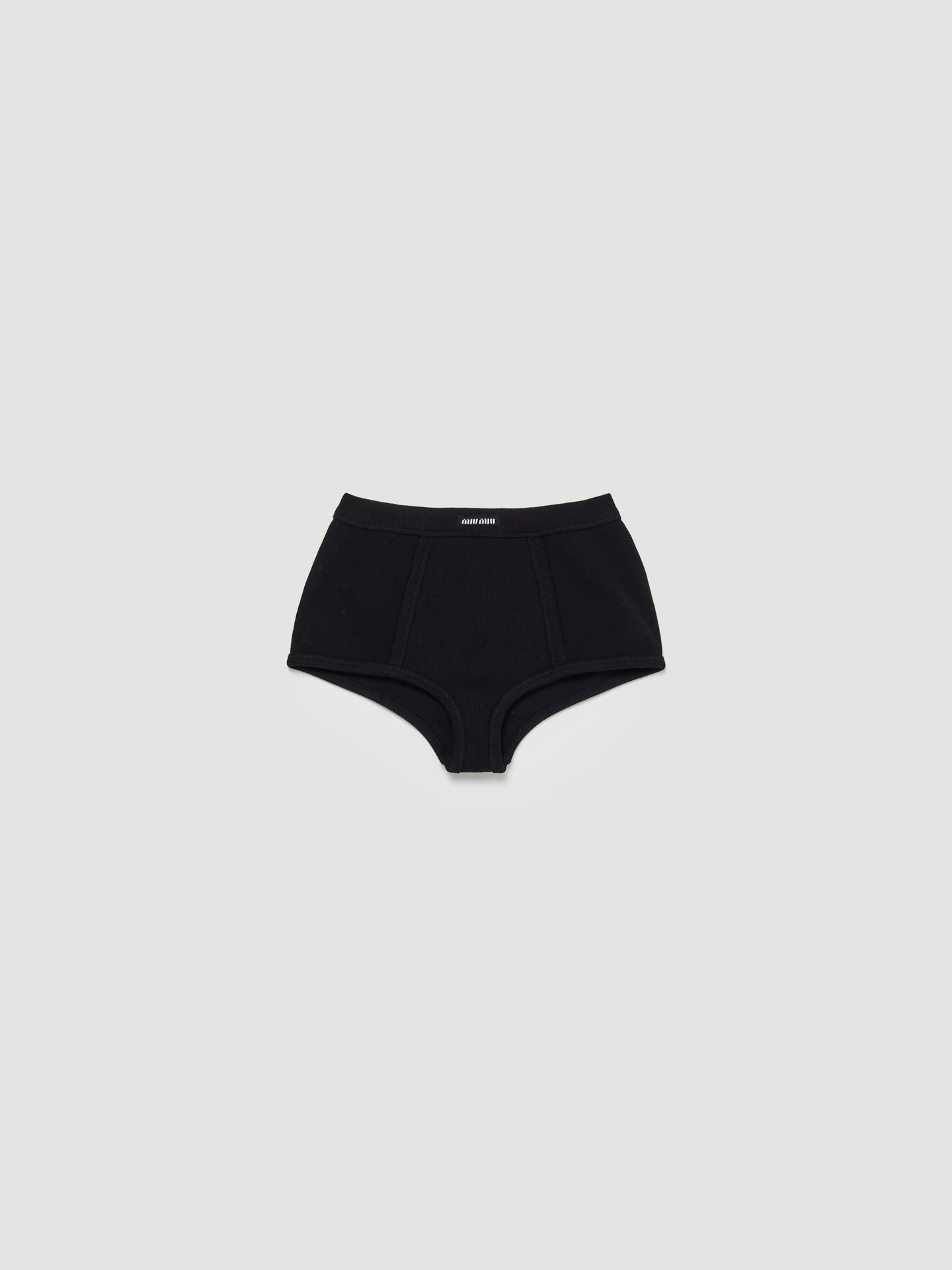 Cotton Jersey Briefs in Black