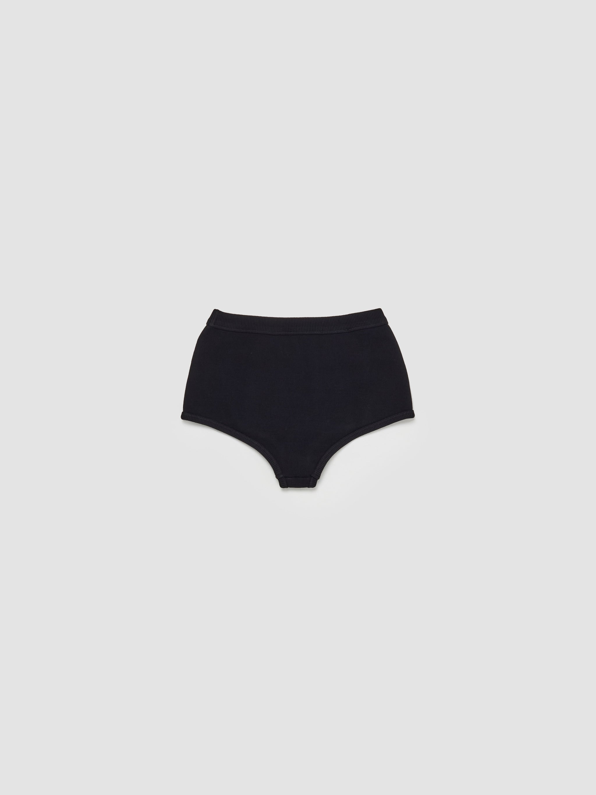 Cotton Jersey Briefs in Black