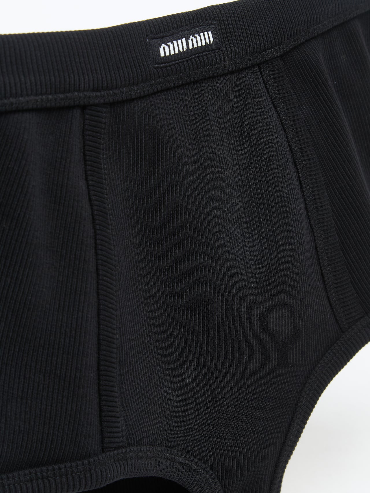 Cotton Jersey Briefs in Black