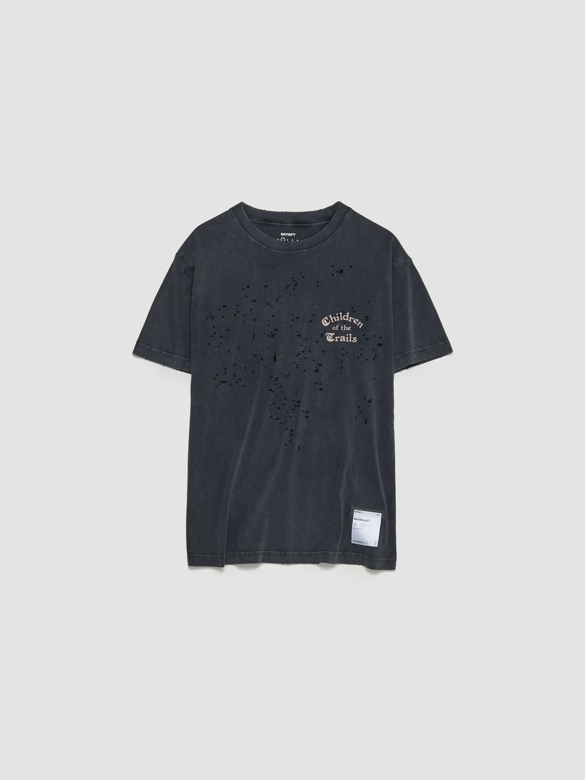 MothTech T-Shirt in Aged Black