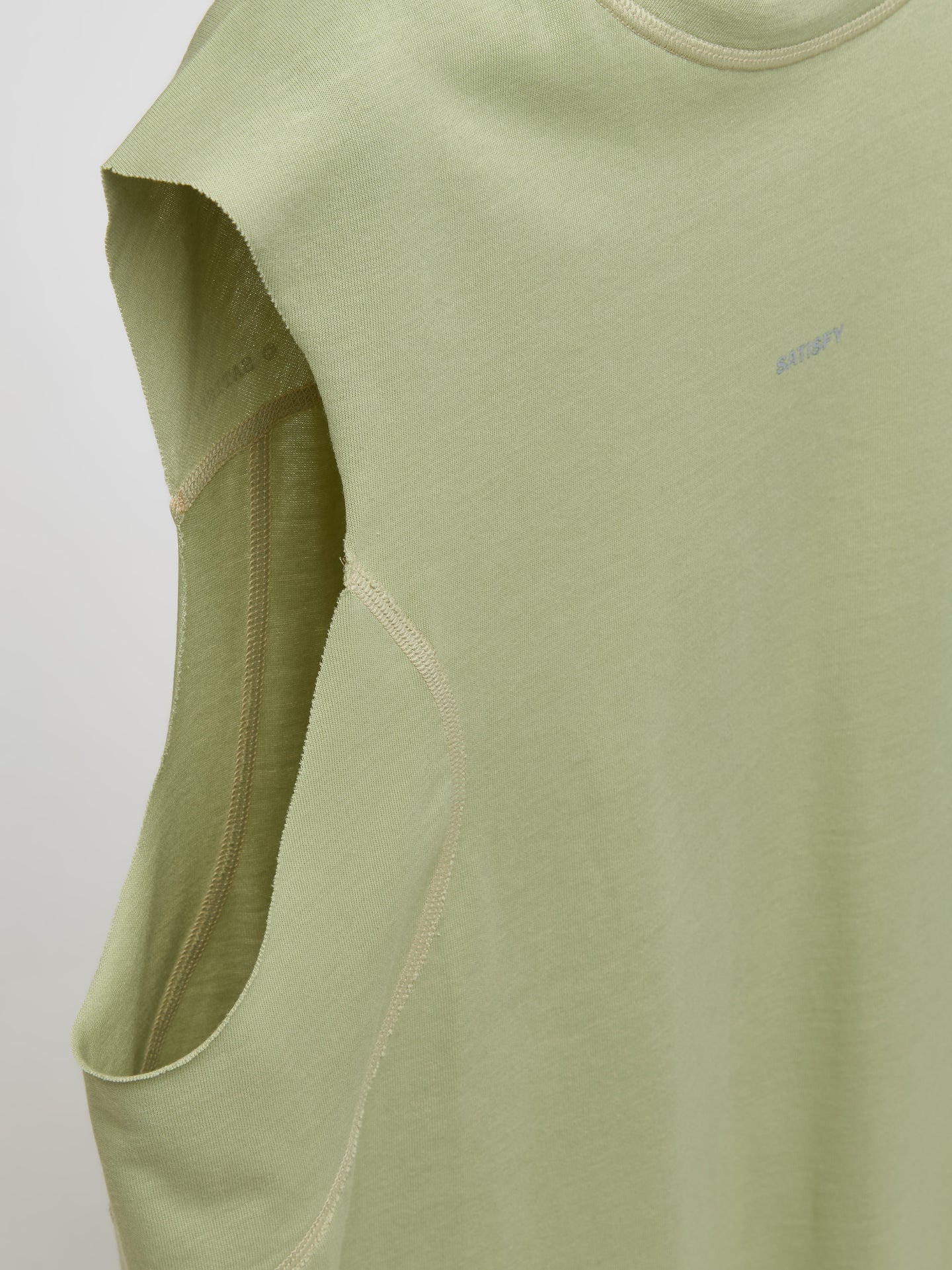 SoftCell Cordura Climb Muscle Tee in Sage Green