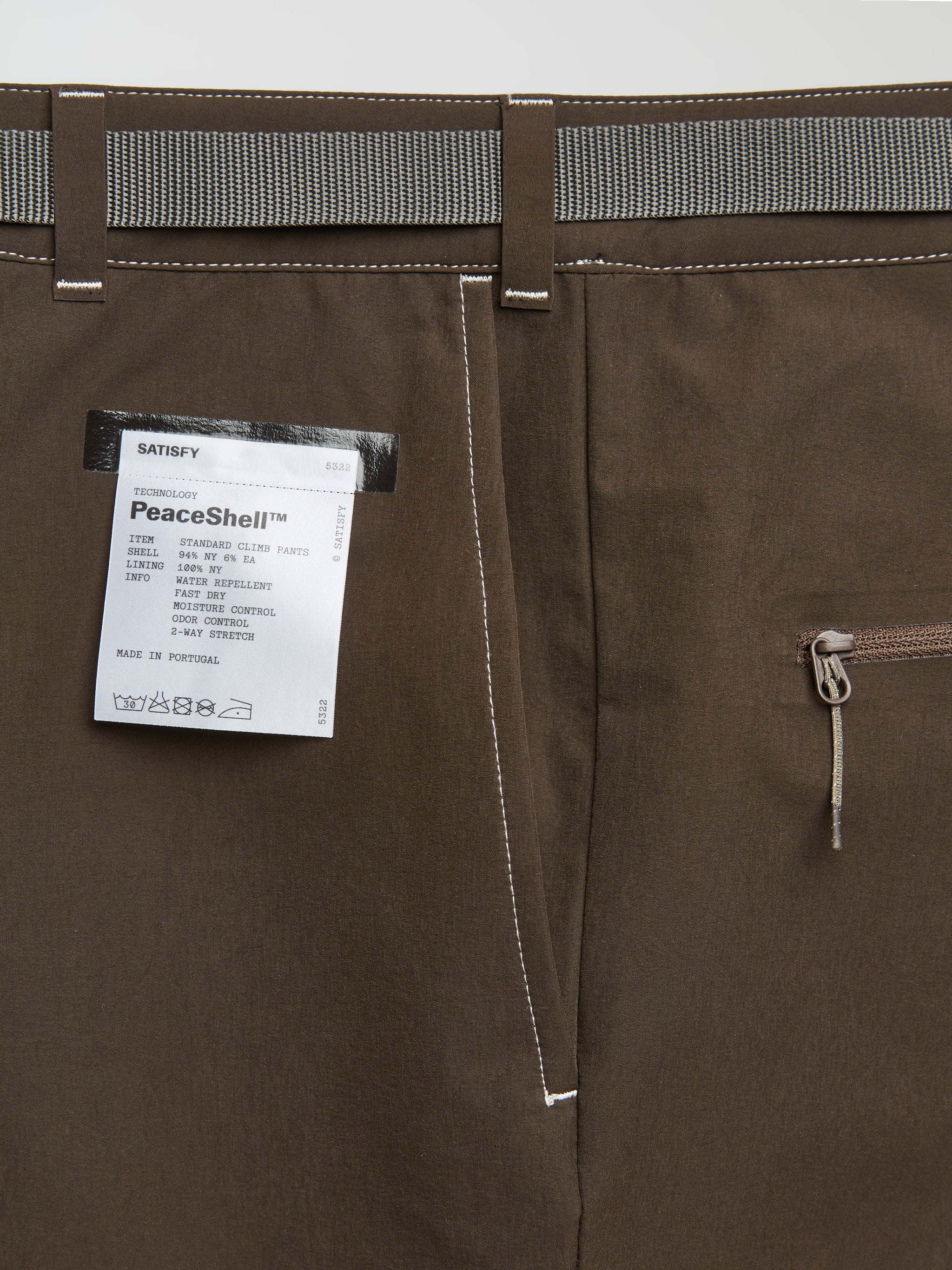 PeaceShell Standard Climb Pants in Brown