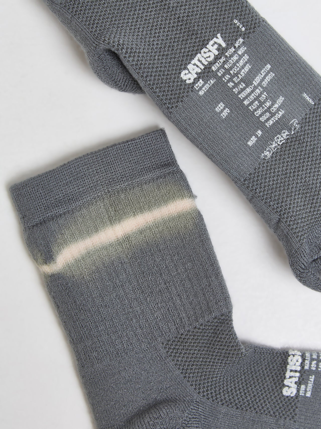 Merino Tube Socks in Agave Green Tie-Dye