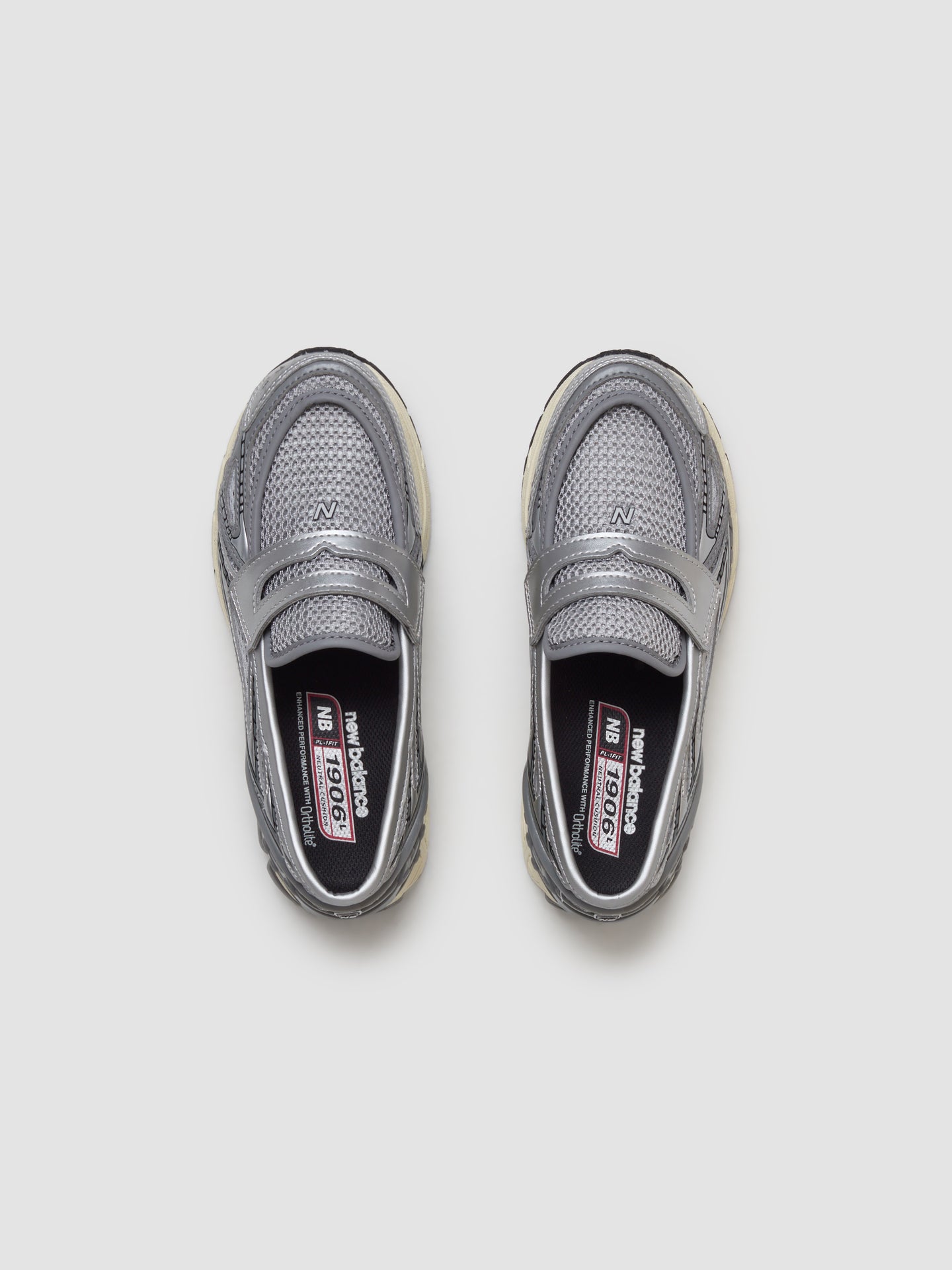 U1906L Loafers in Silver