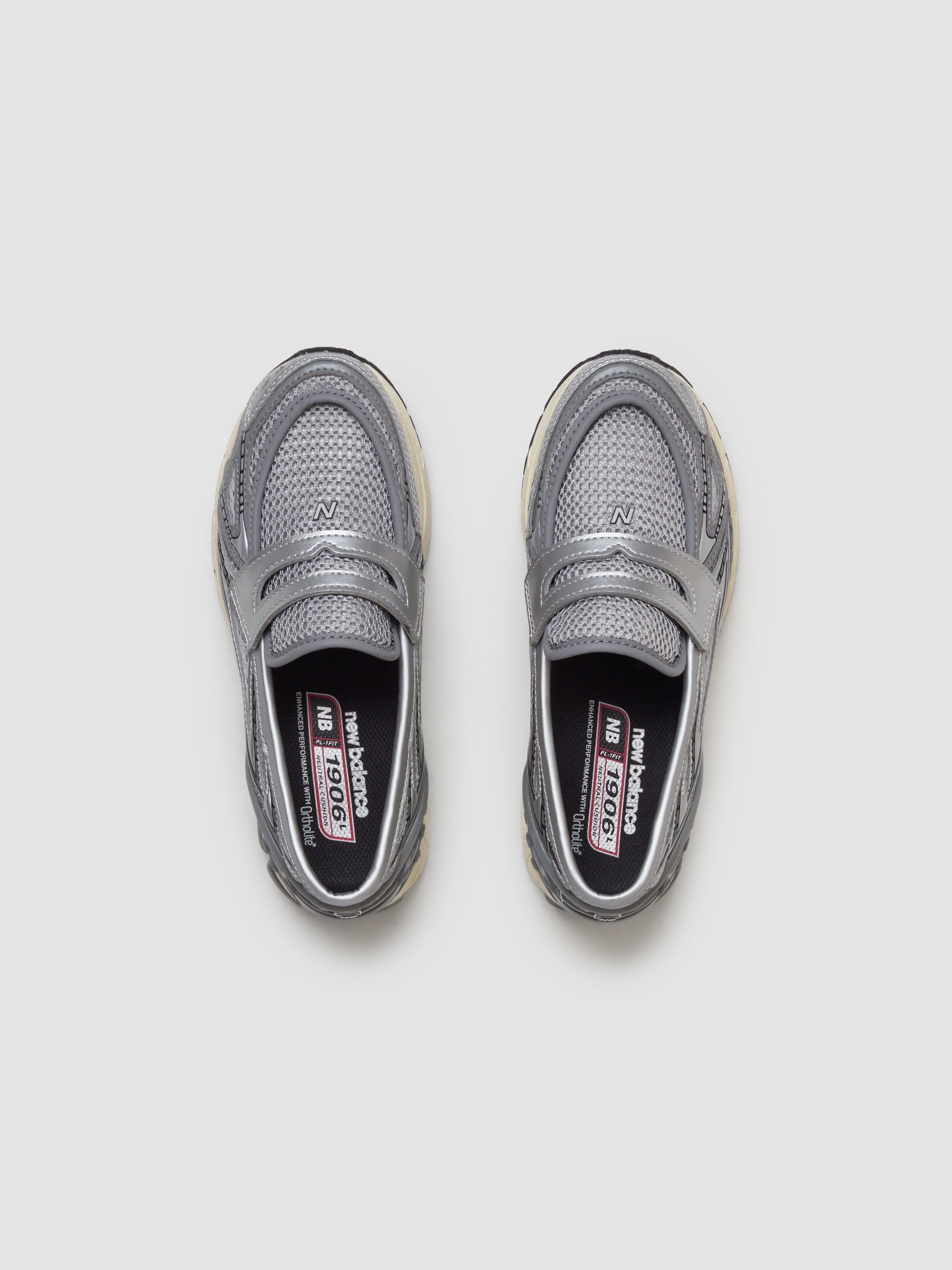 U1906L Loafers in Silver