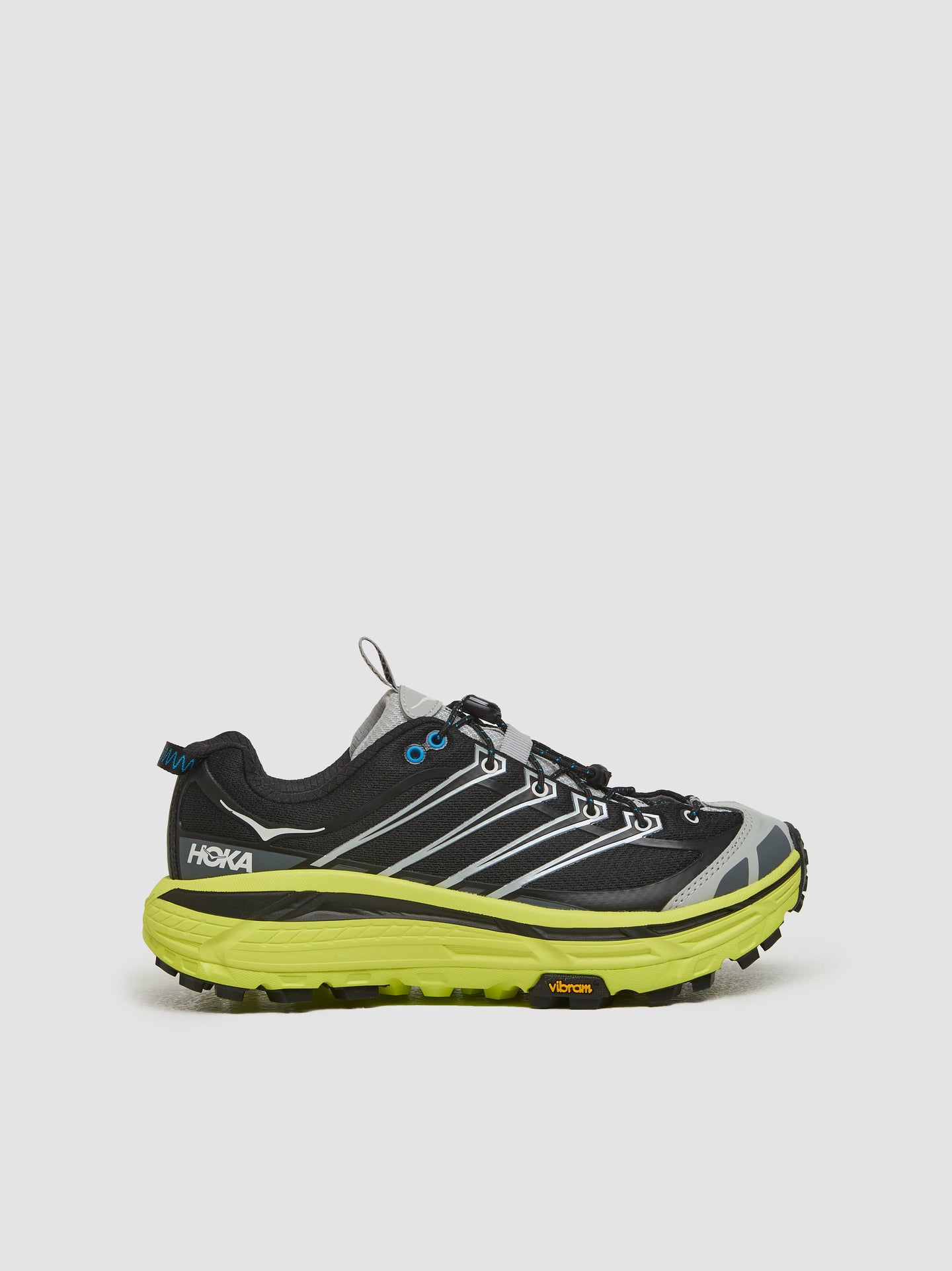 Mafate Three2 Sneaker in Black & Hoka Citrus