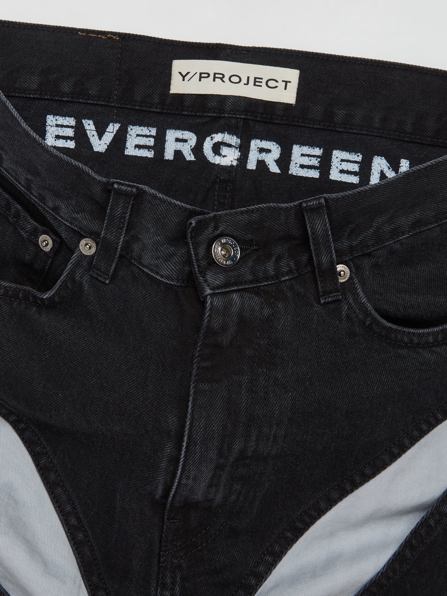 Evergreen Cut Out Jeans in Black