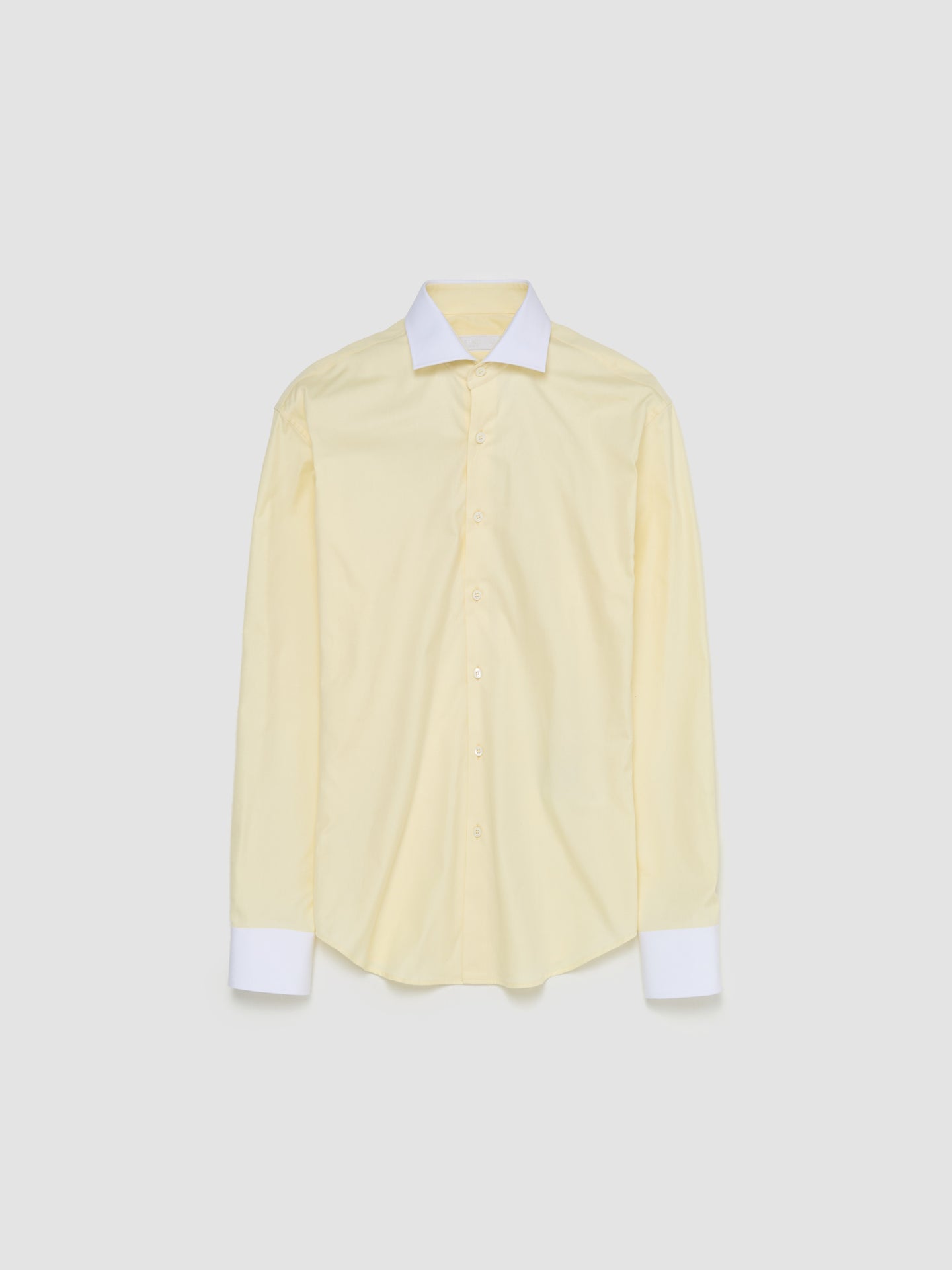 Cotton Shirt in Cream & White