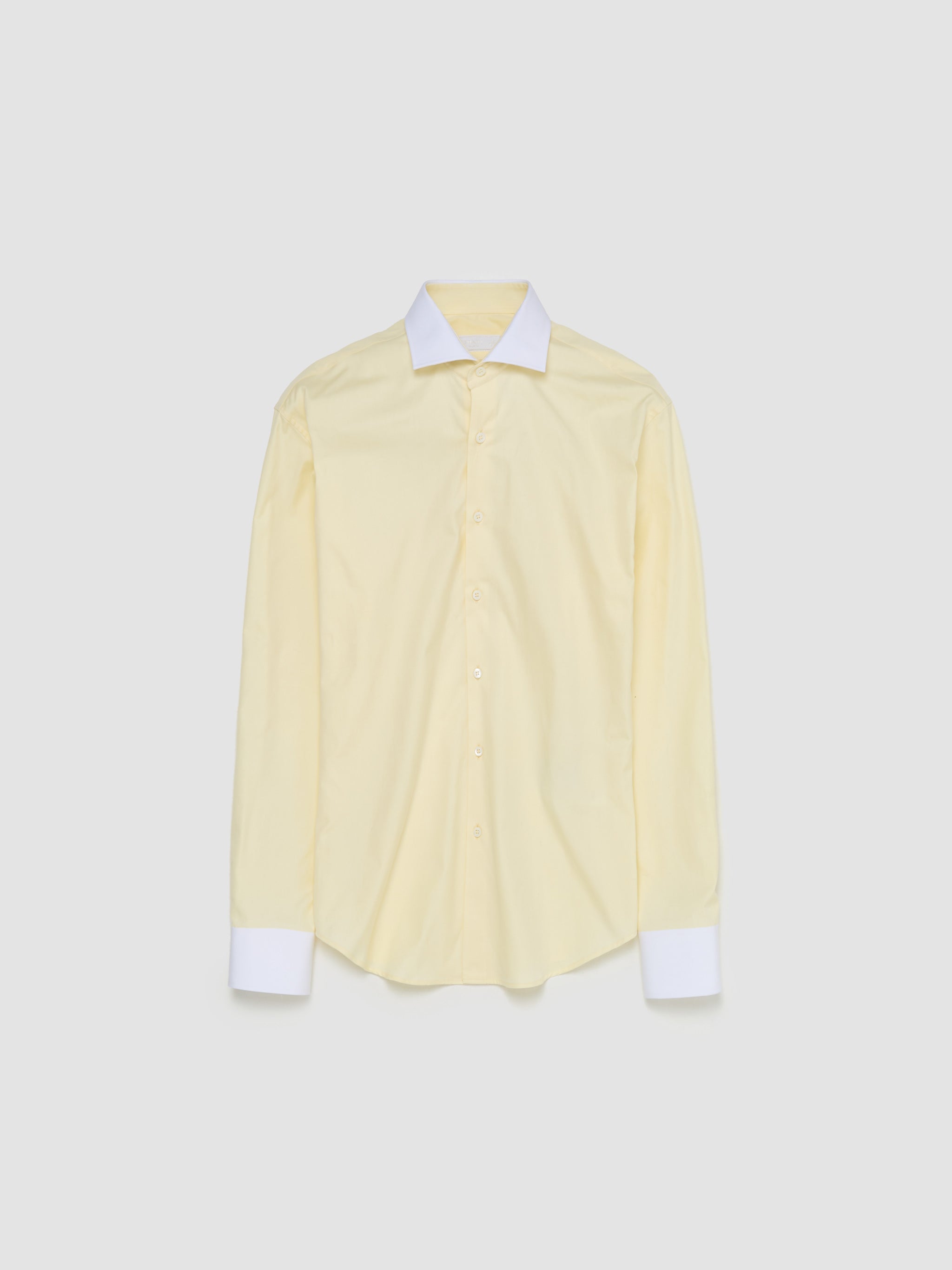 Cotton Shirt in Cream & White