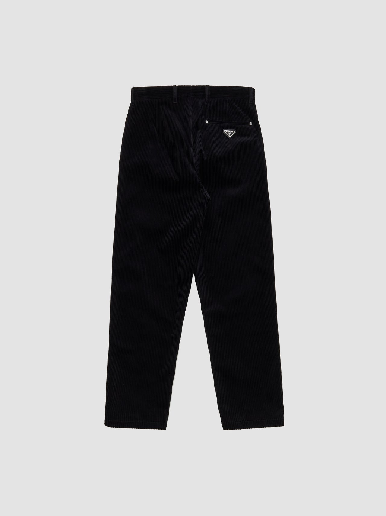 Fine Corduroy Trousers in Black