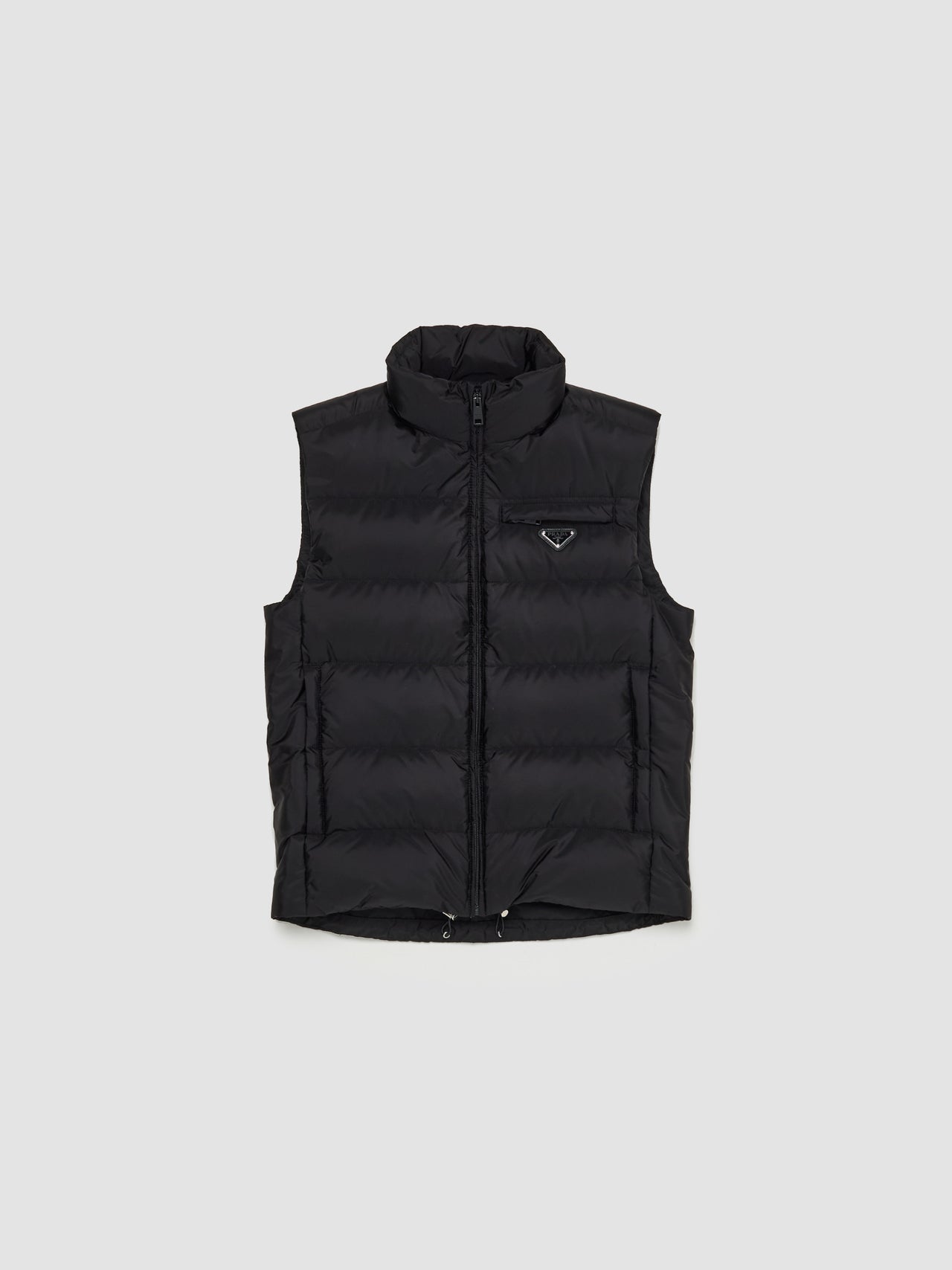 Re-Nylon Down Vest in Black