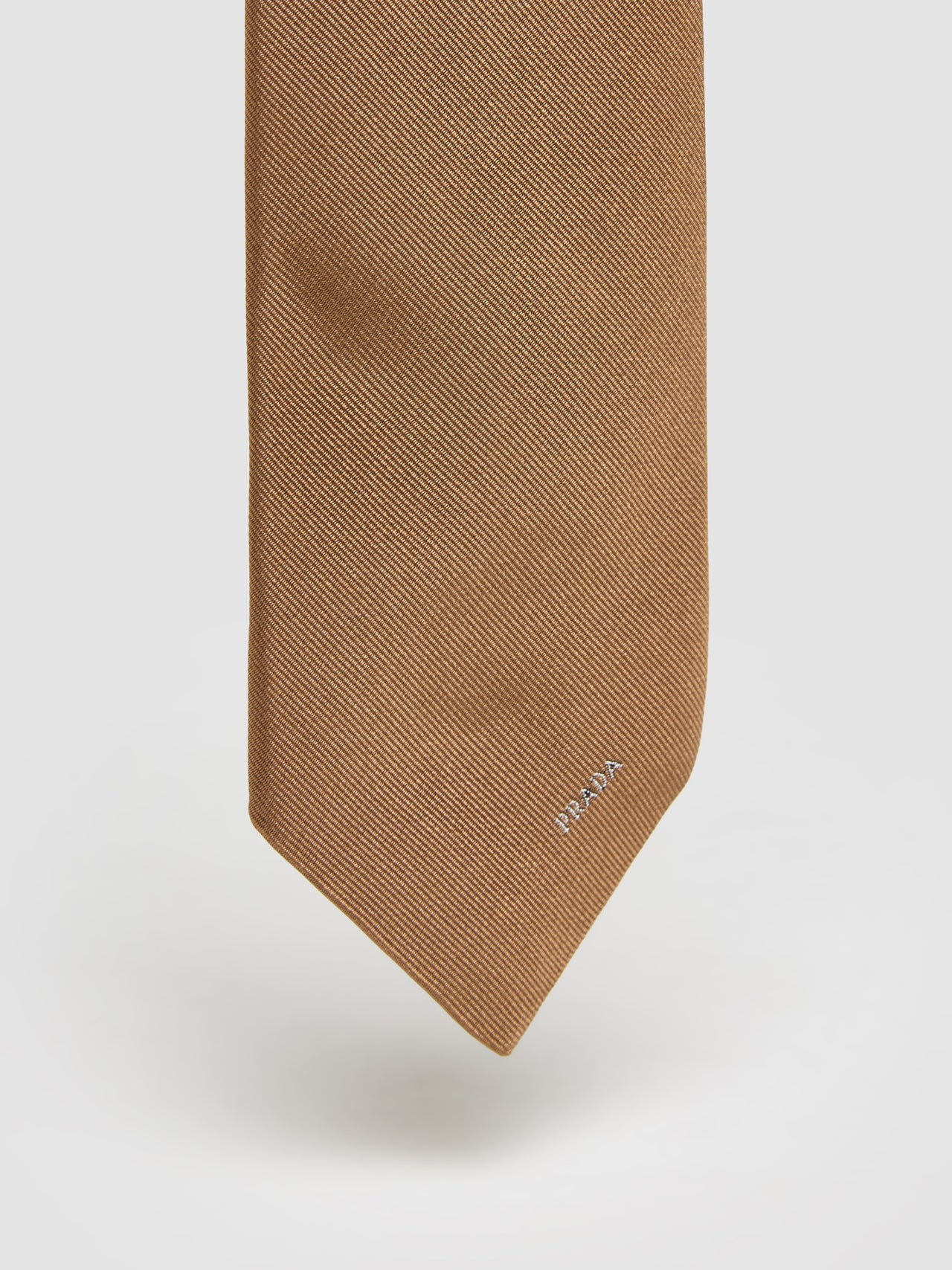 Silk Tie in Caramel