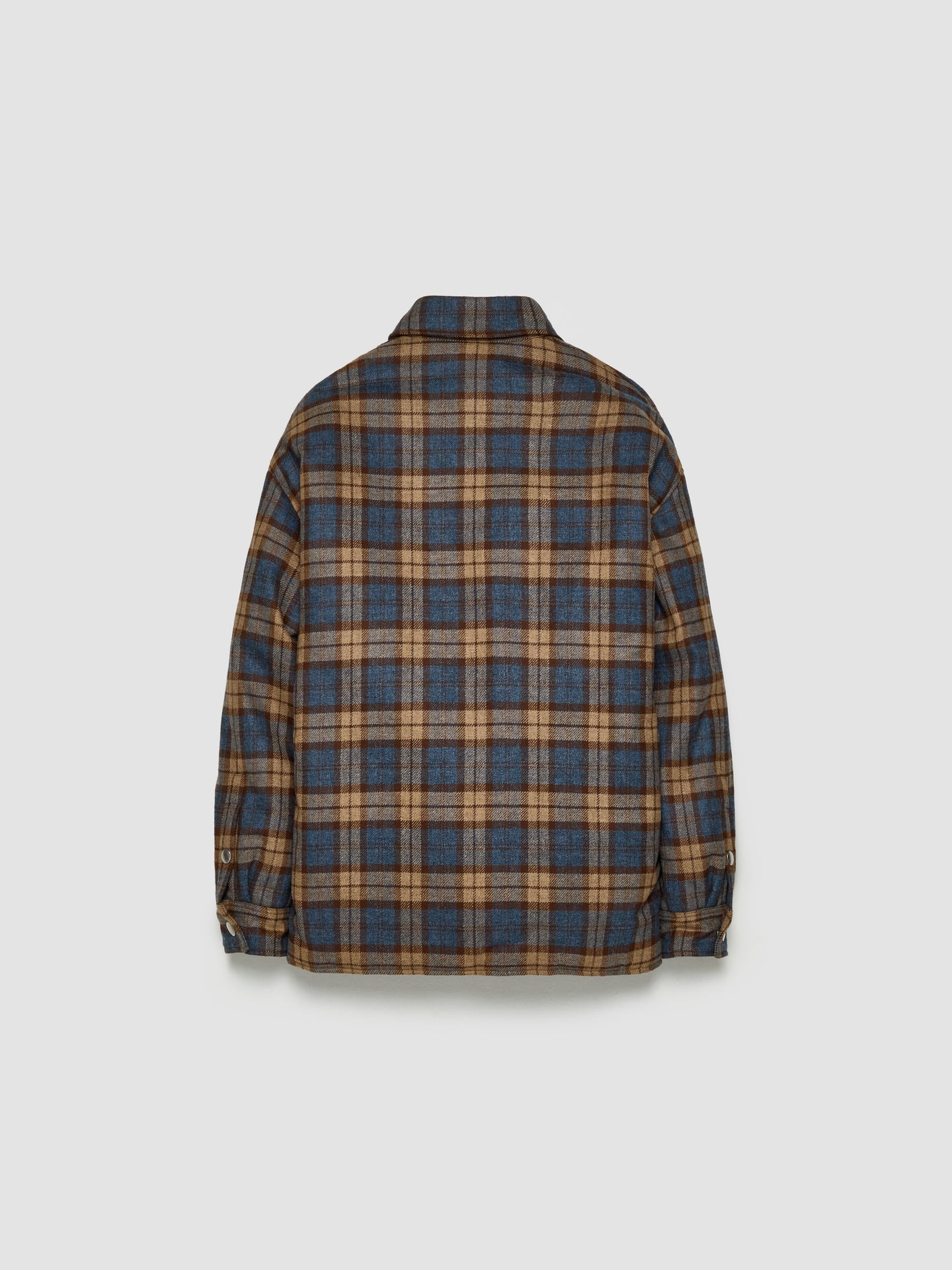 Checked Jacket in Tobacco