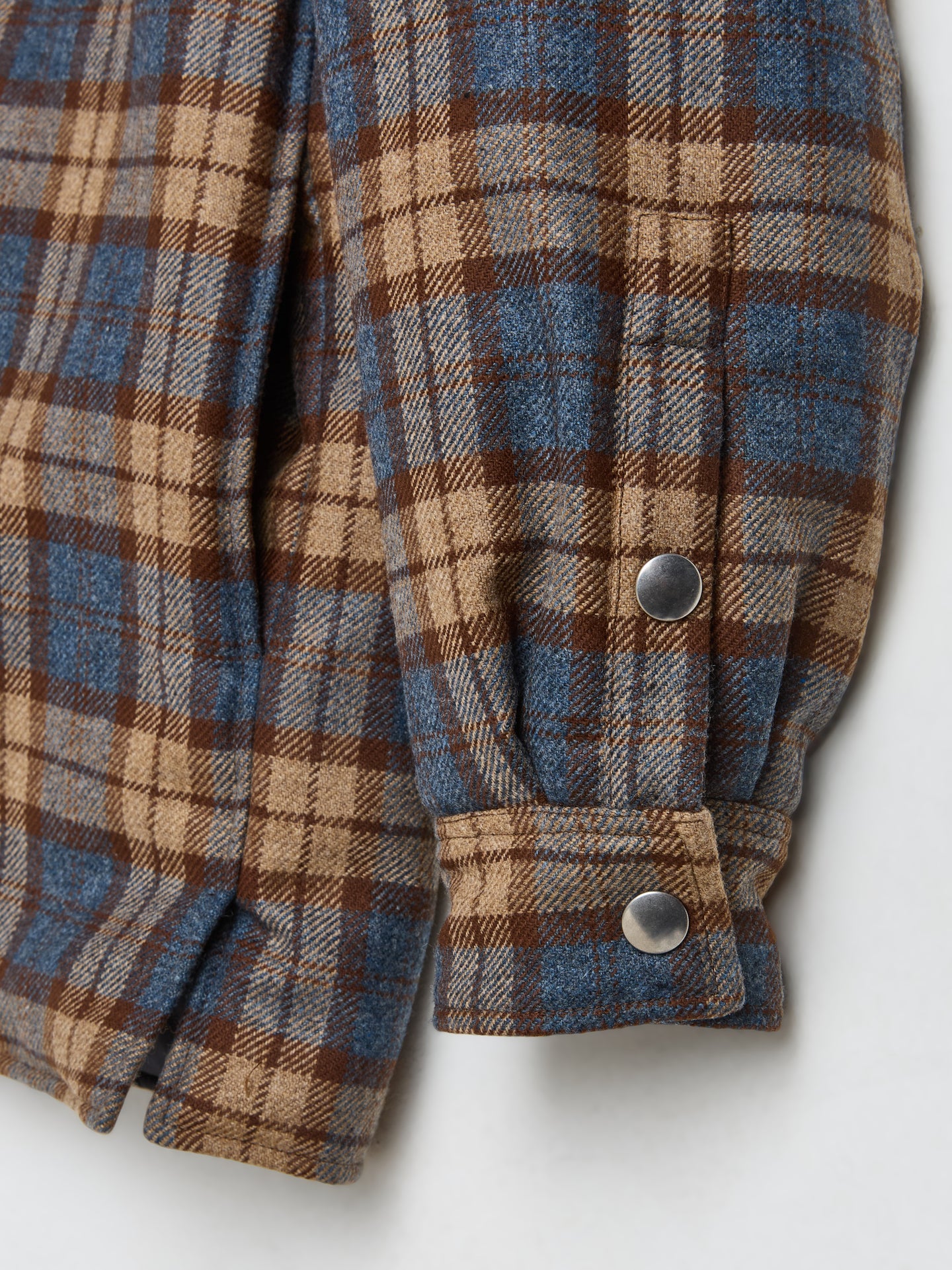 Checked Jacket in Tobacco