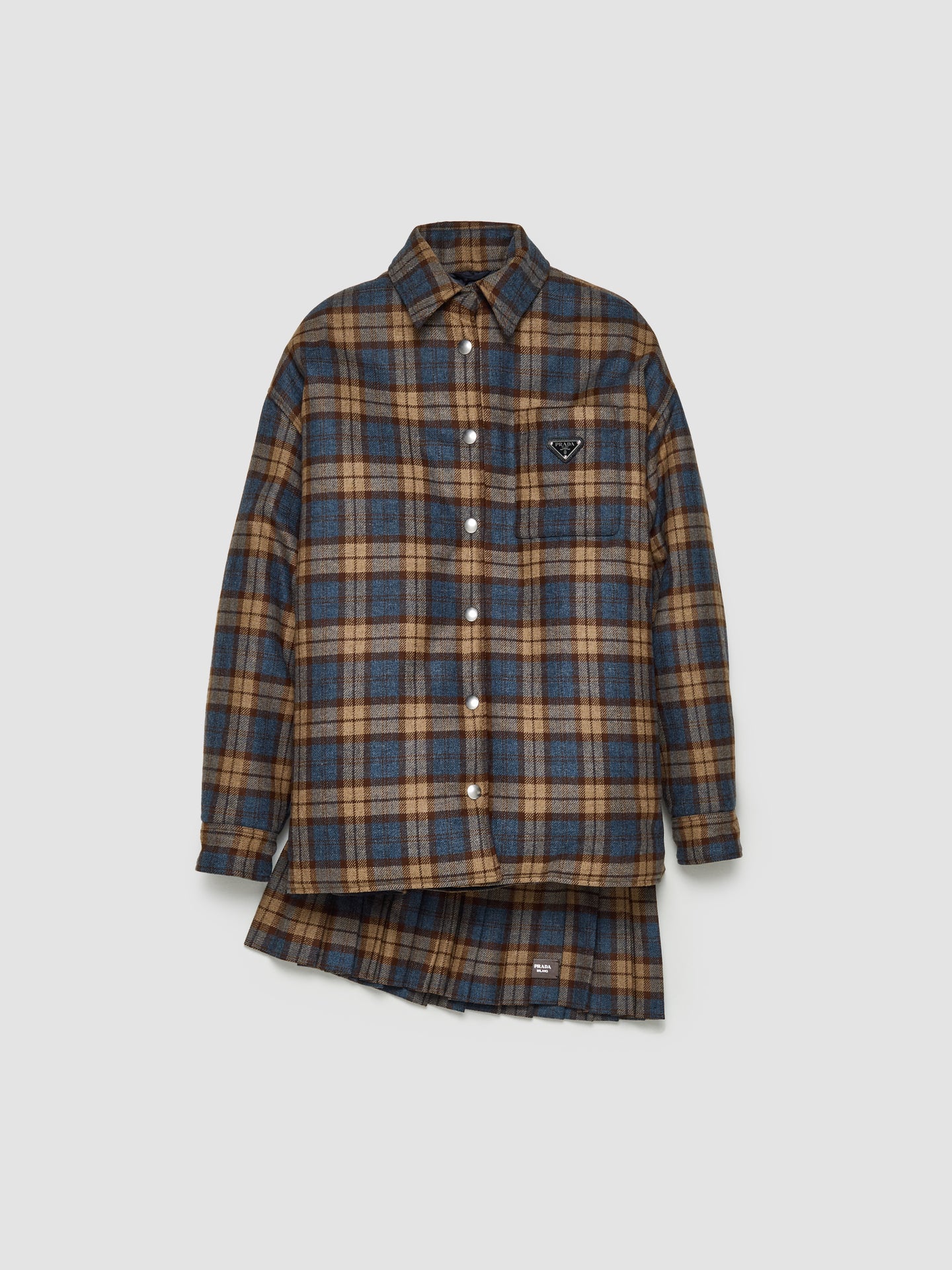 Checked Jacket in Tobacco