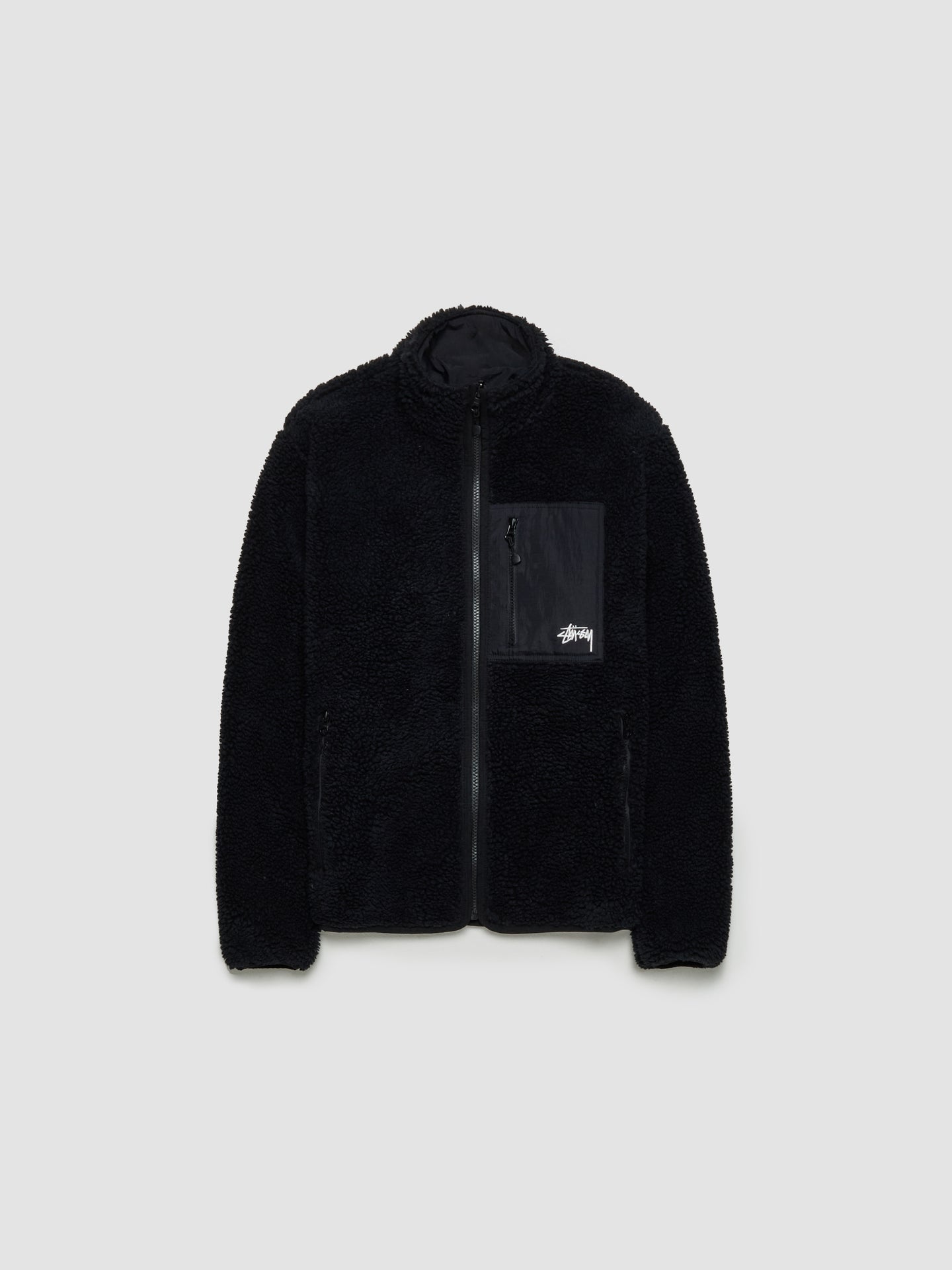 Sherpa Reversible Jacket in Black