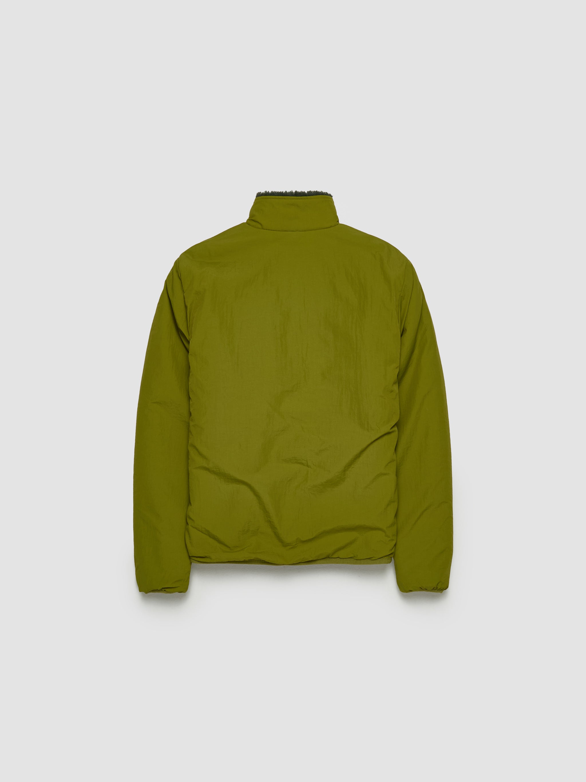 Sherpa Reversible Jacket in Dark Green