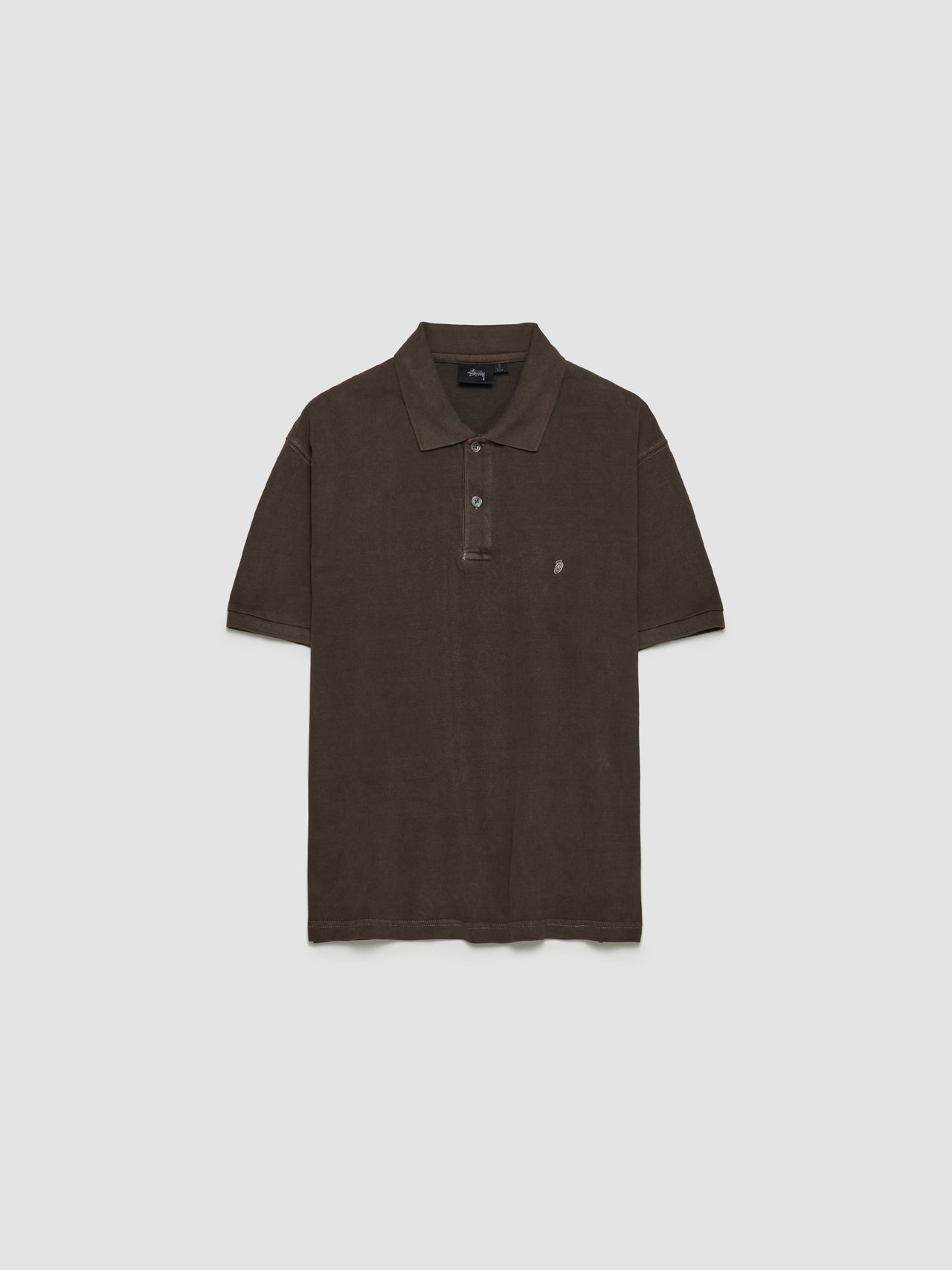 Pique Polo in Brown