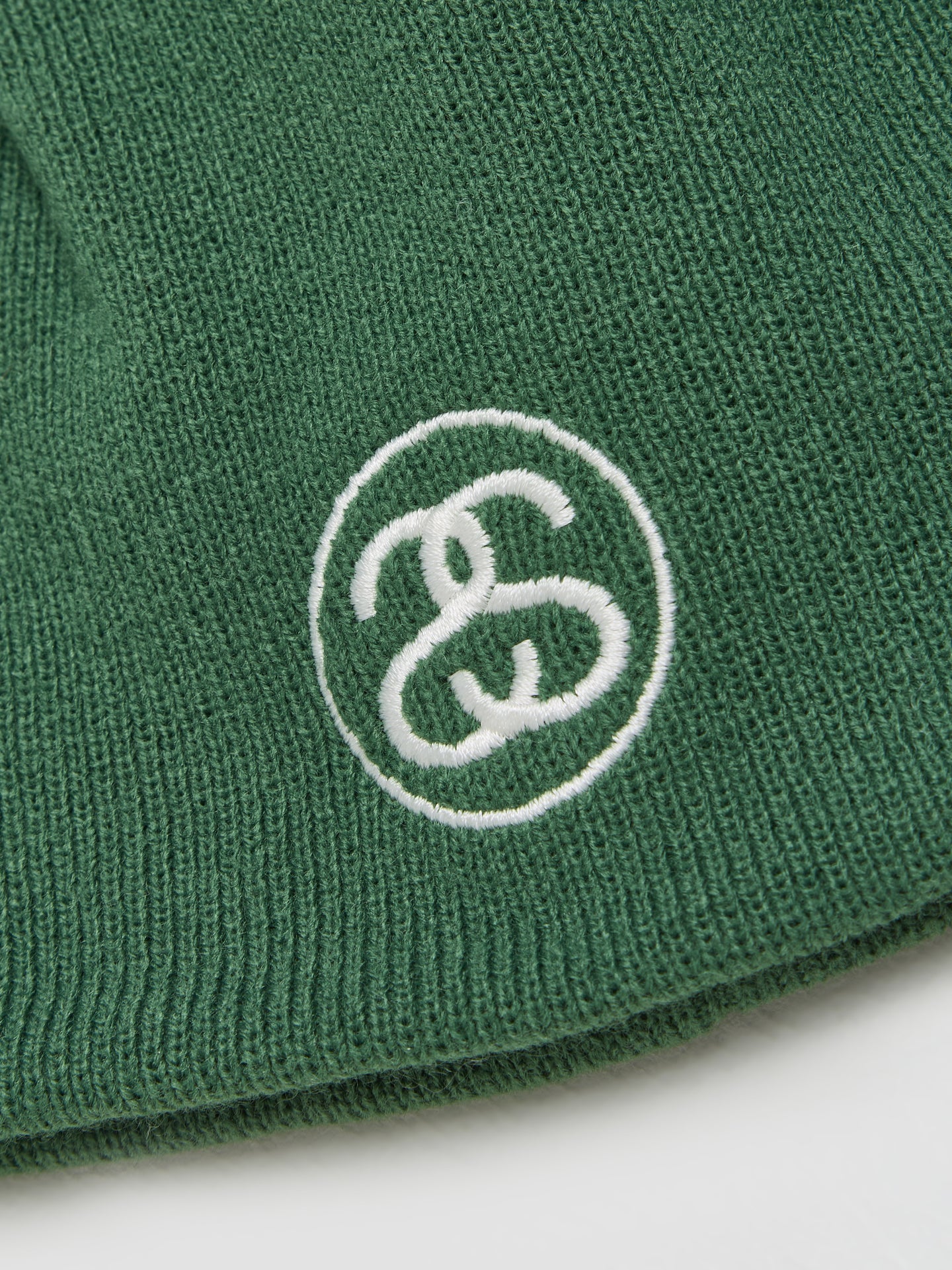 Exposed Stitch Skullcap in Green