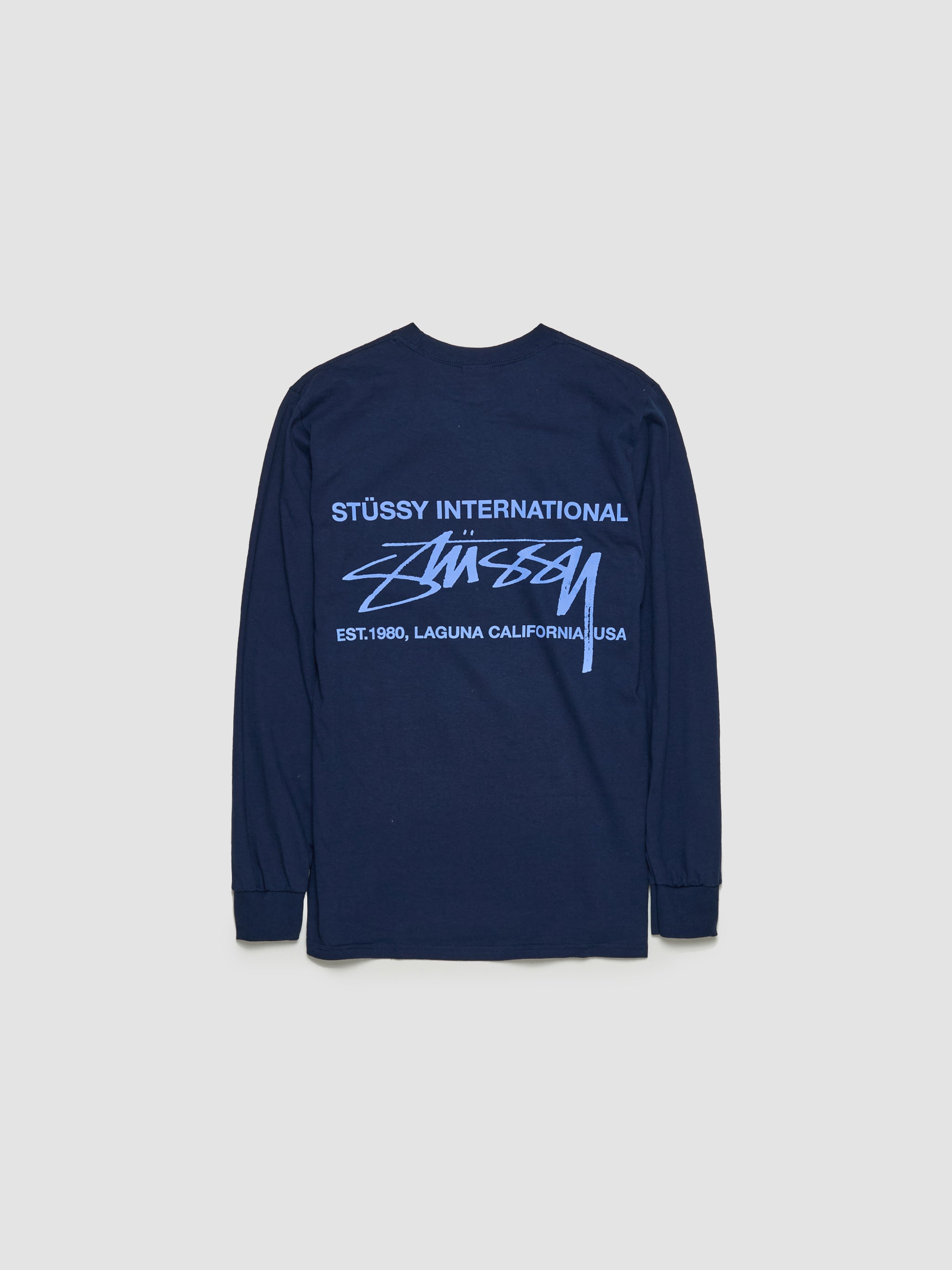 International Longsleeve T-Shirt in Navy