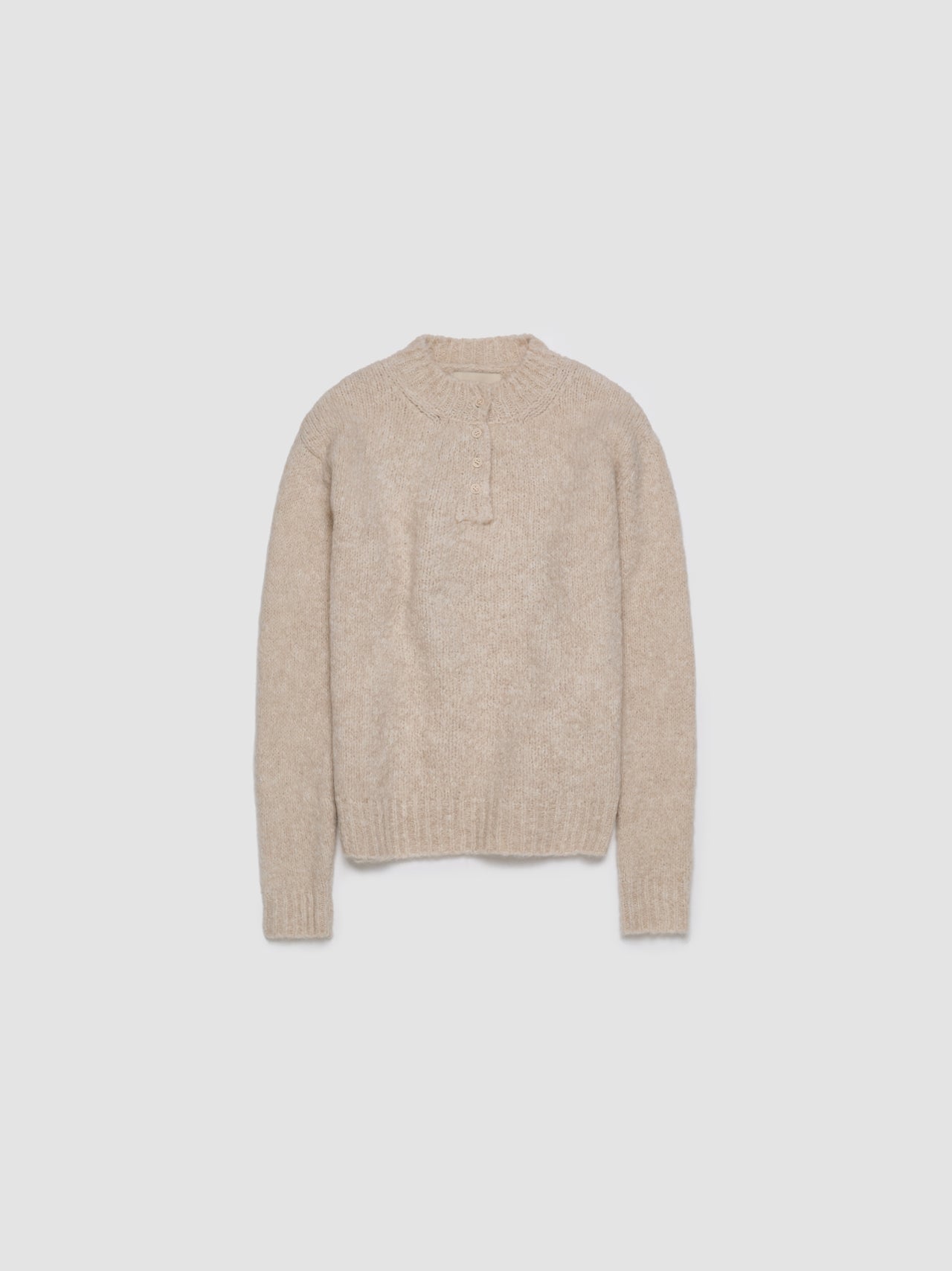 Crush Sweater in Ecru