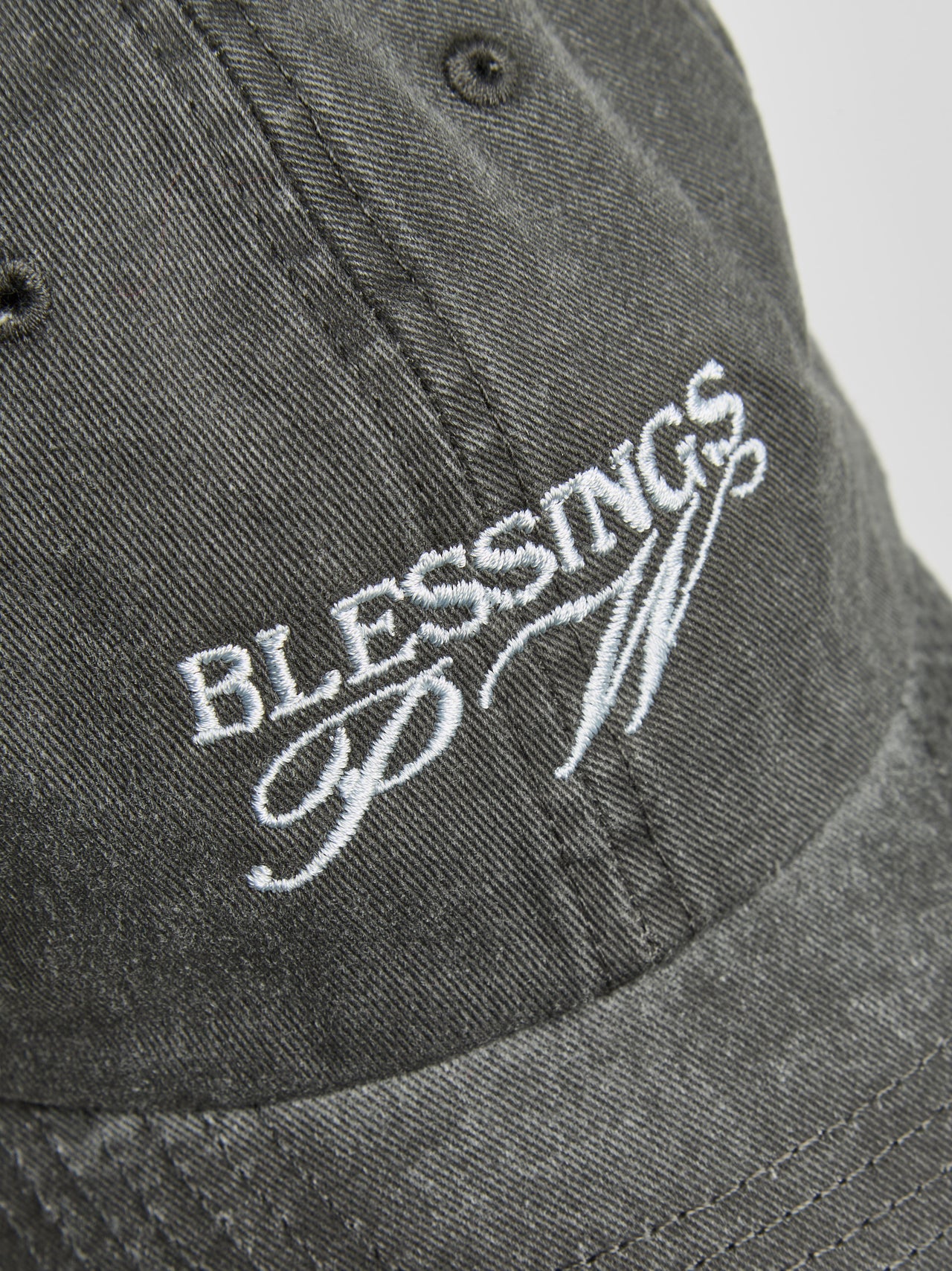 Blessed Baseball Cap in Grey