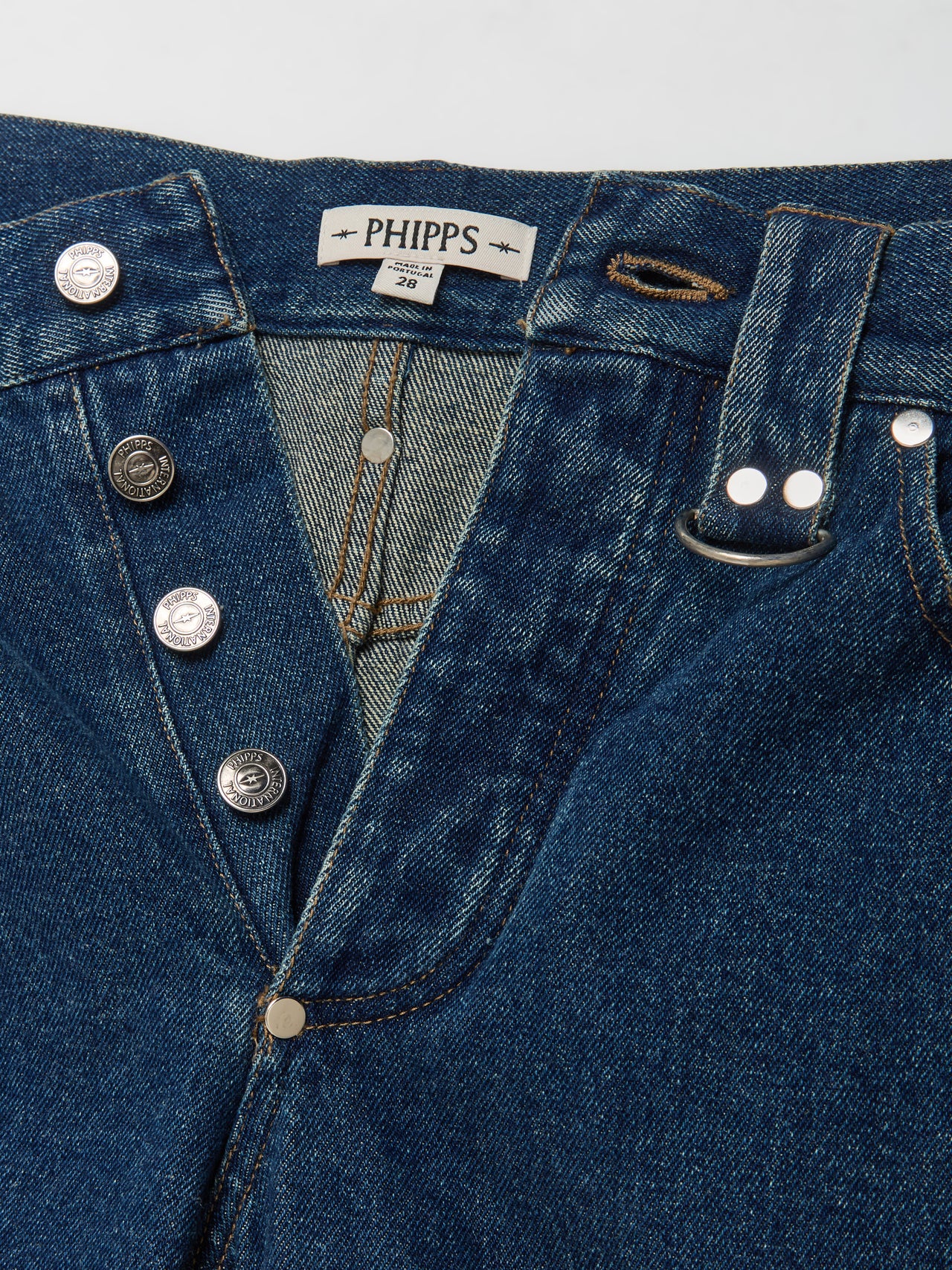 Stud Jeans in Mid-Vintage Wash