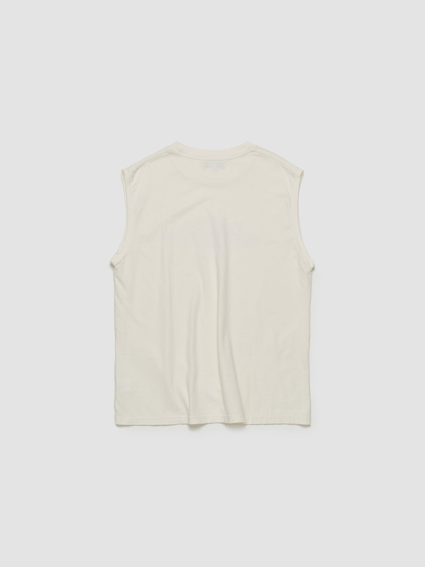 Hardware Logo Muscle Tank in Cream