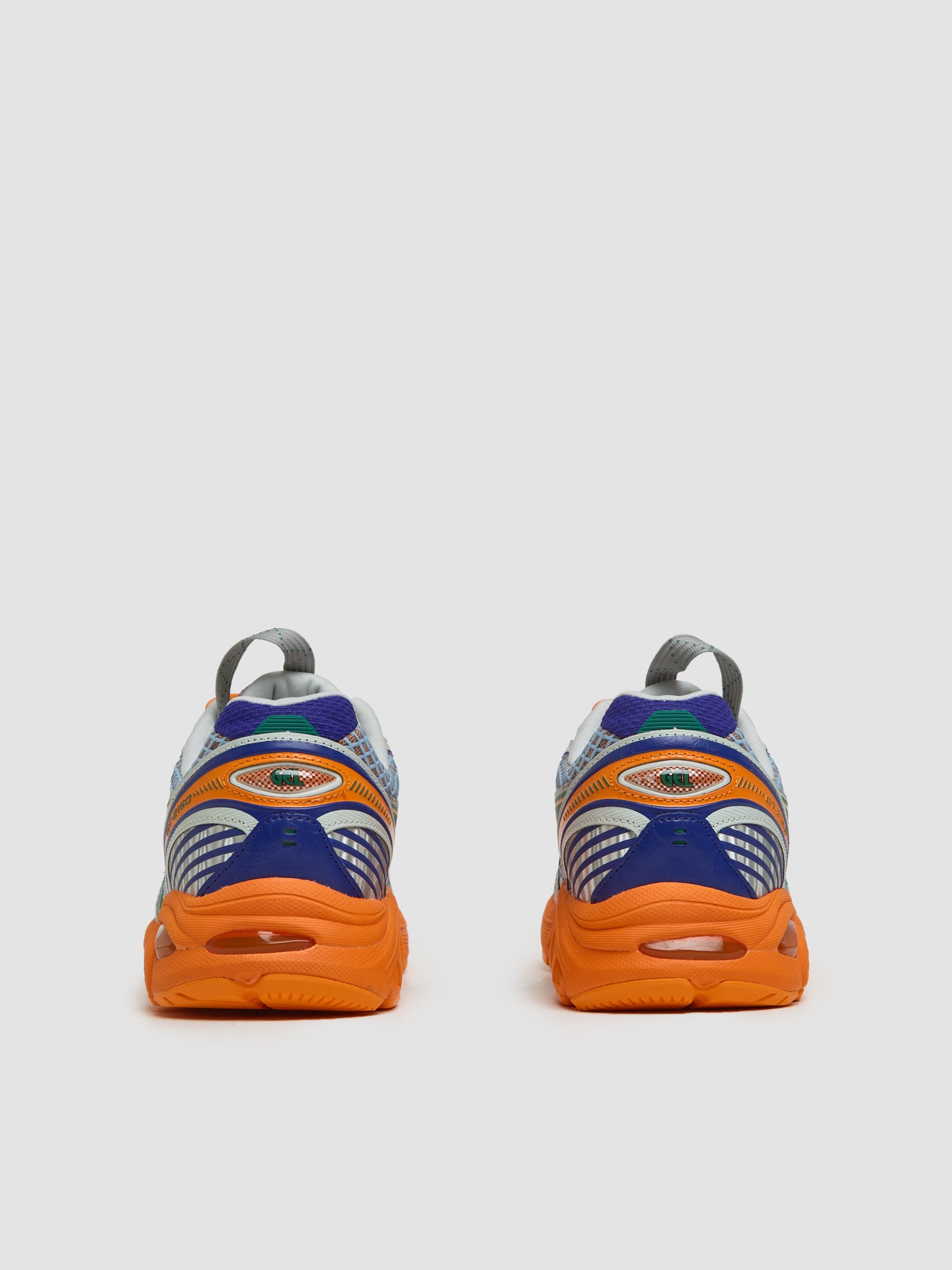 UB7-S GT-2160 Sneaker in Lava Orange & Jasper Green