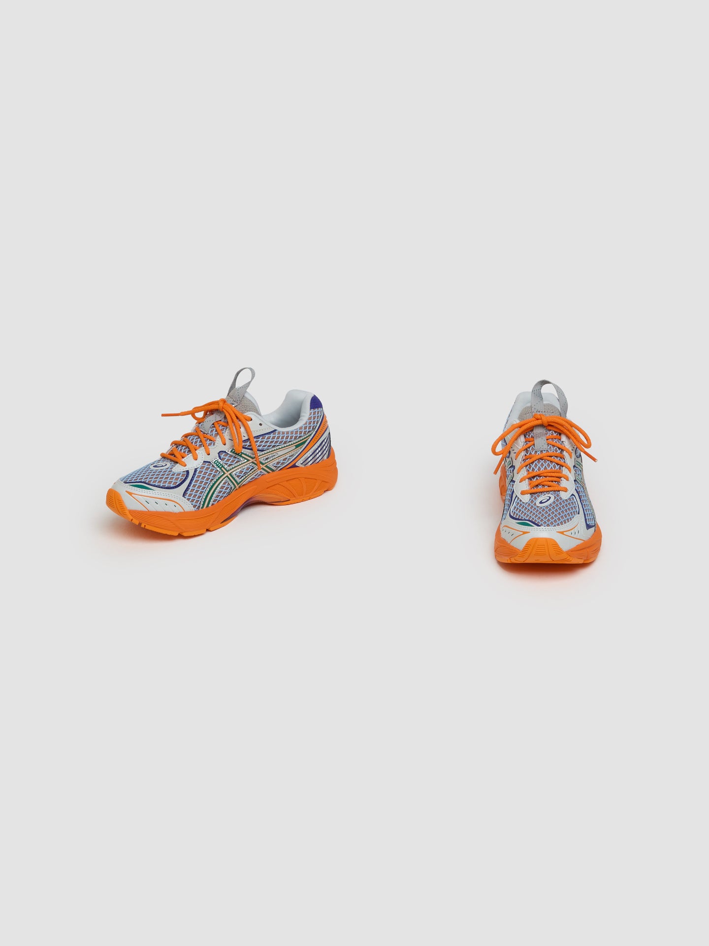 UB7-S GT-2160 Sneaker in Lava Orange & Jasper Green