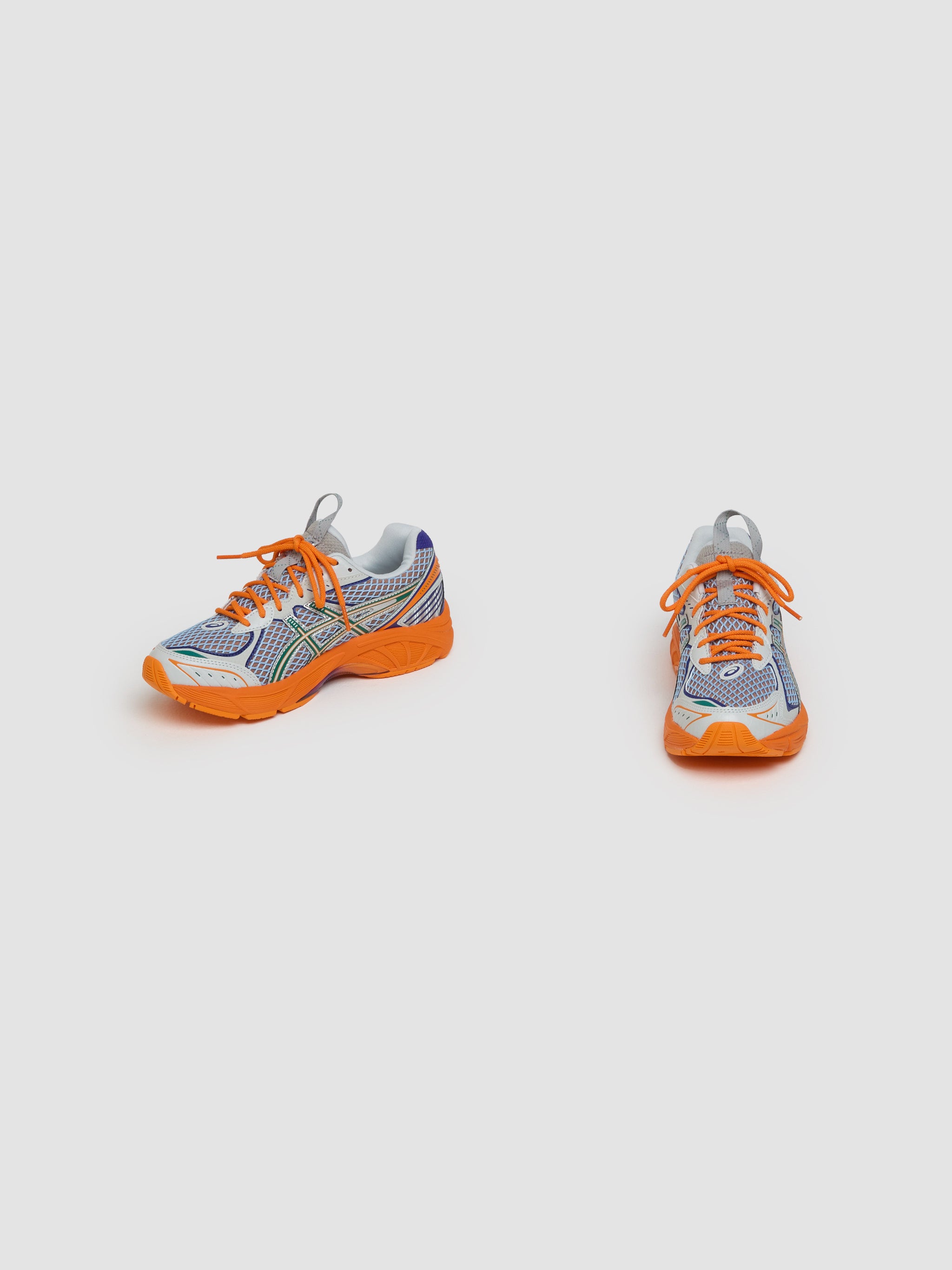 UB7-S GT-2160 Sneaker in Lava Orange & Jasper Green