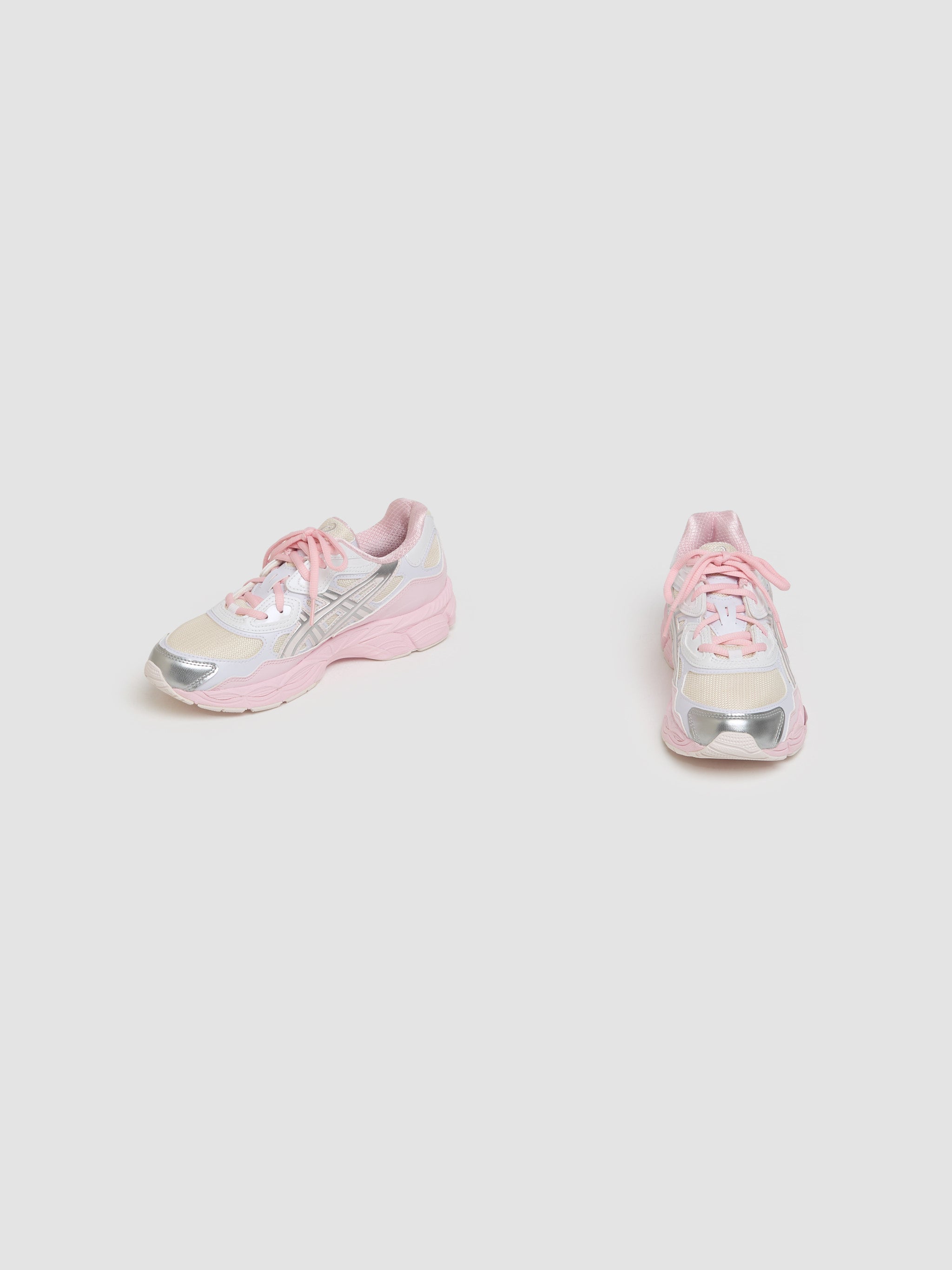 x Kicki Yang Zhang GEL-NYC Sneaker in Cream & Pure Silver