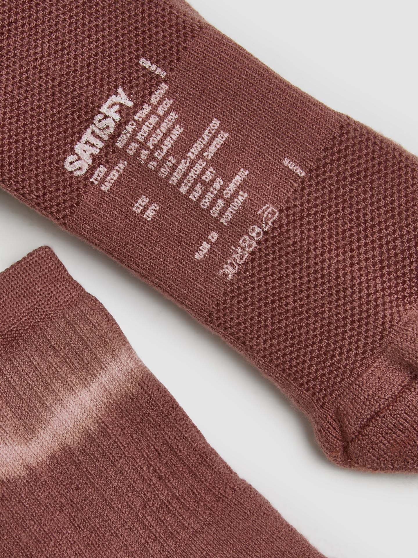 Merino Tube Socks in Cedar Tie-Dye