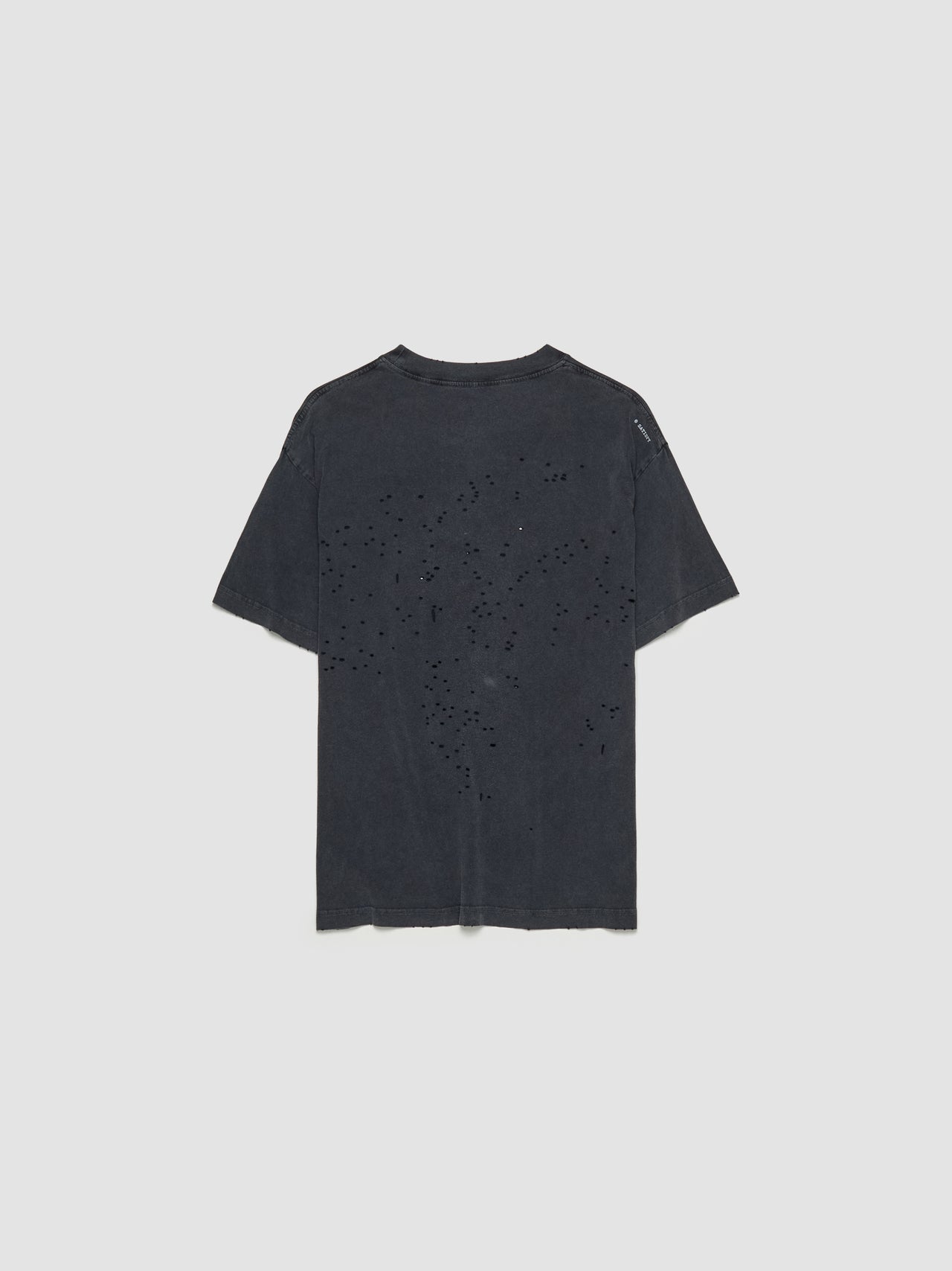 MothTech Printed T-Shirt in Aged Black