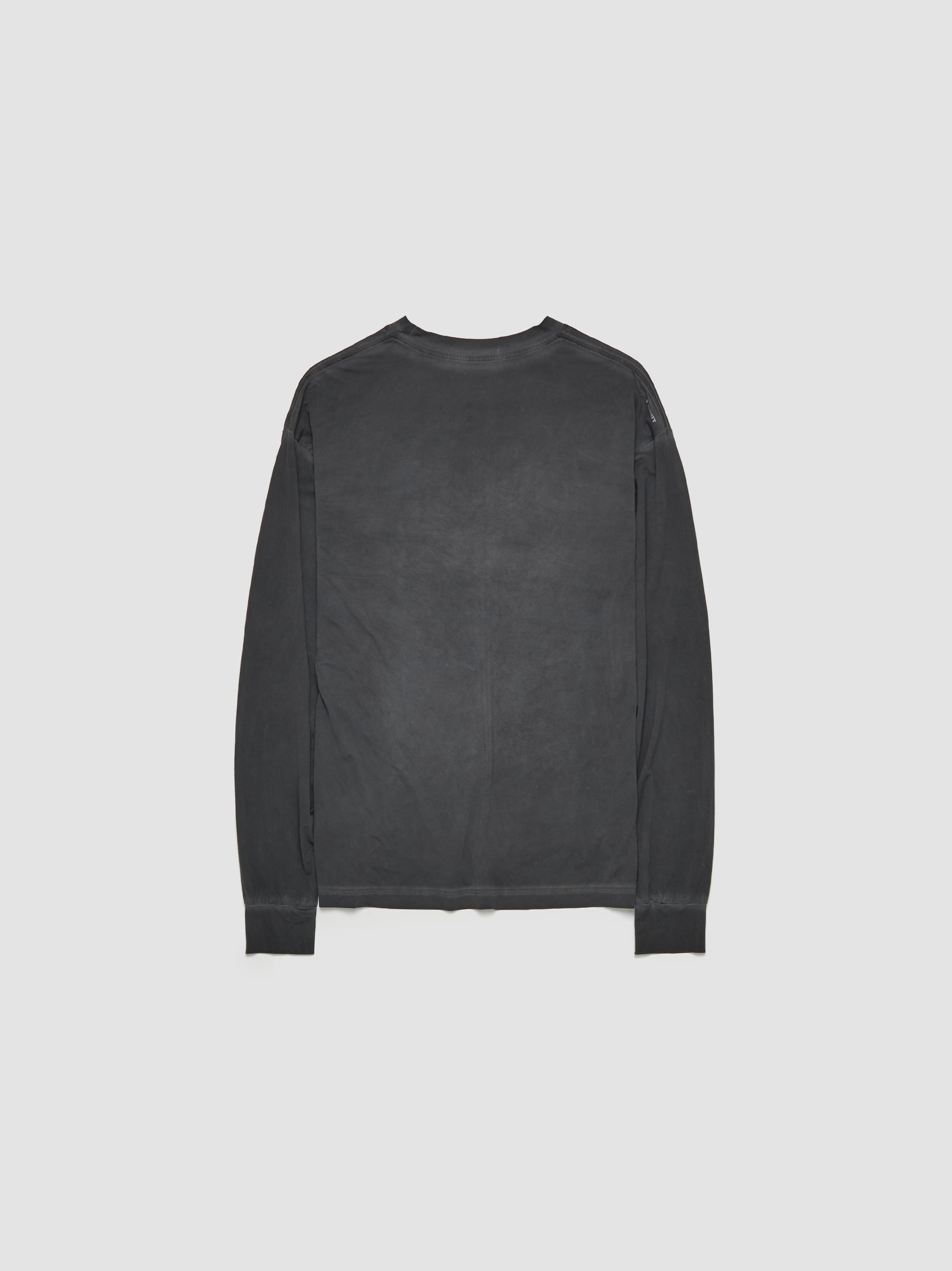 AuraLite Long Tee in Pigment Black