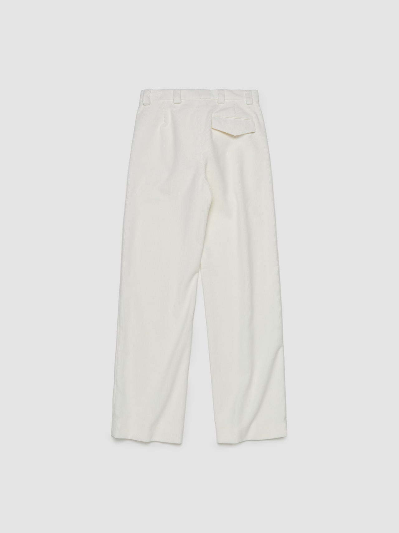 Corduroy Trousers in White