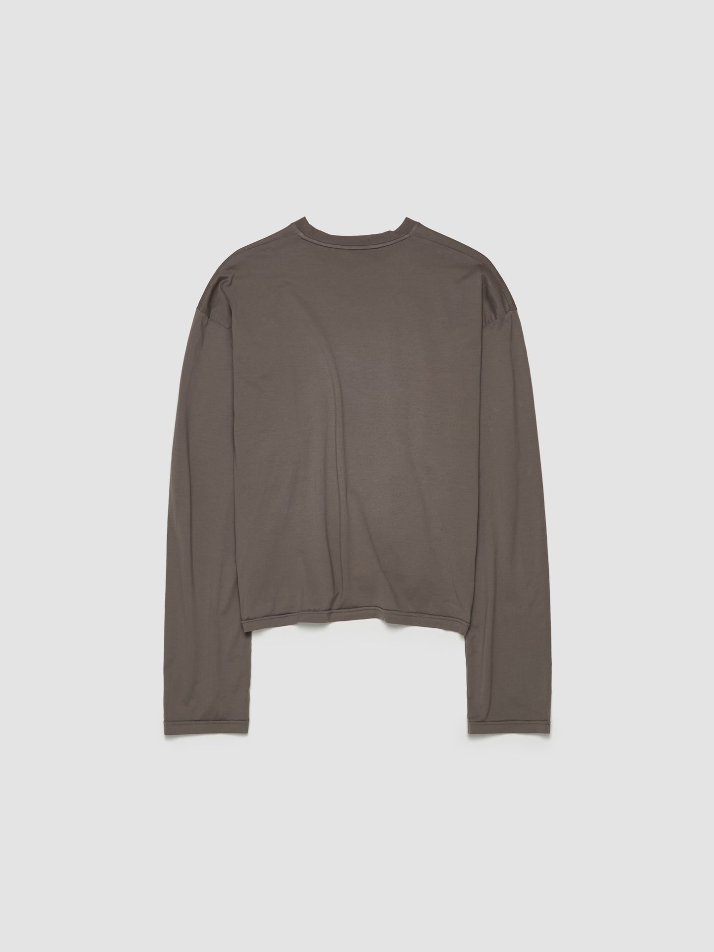 Round Neck Long Sleeved T-Shirt in Castlerock