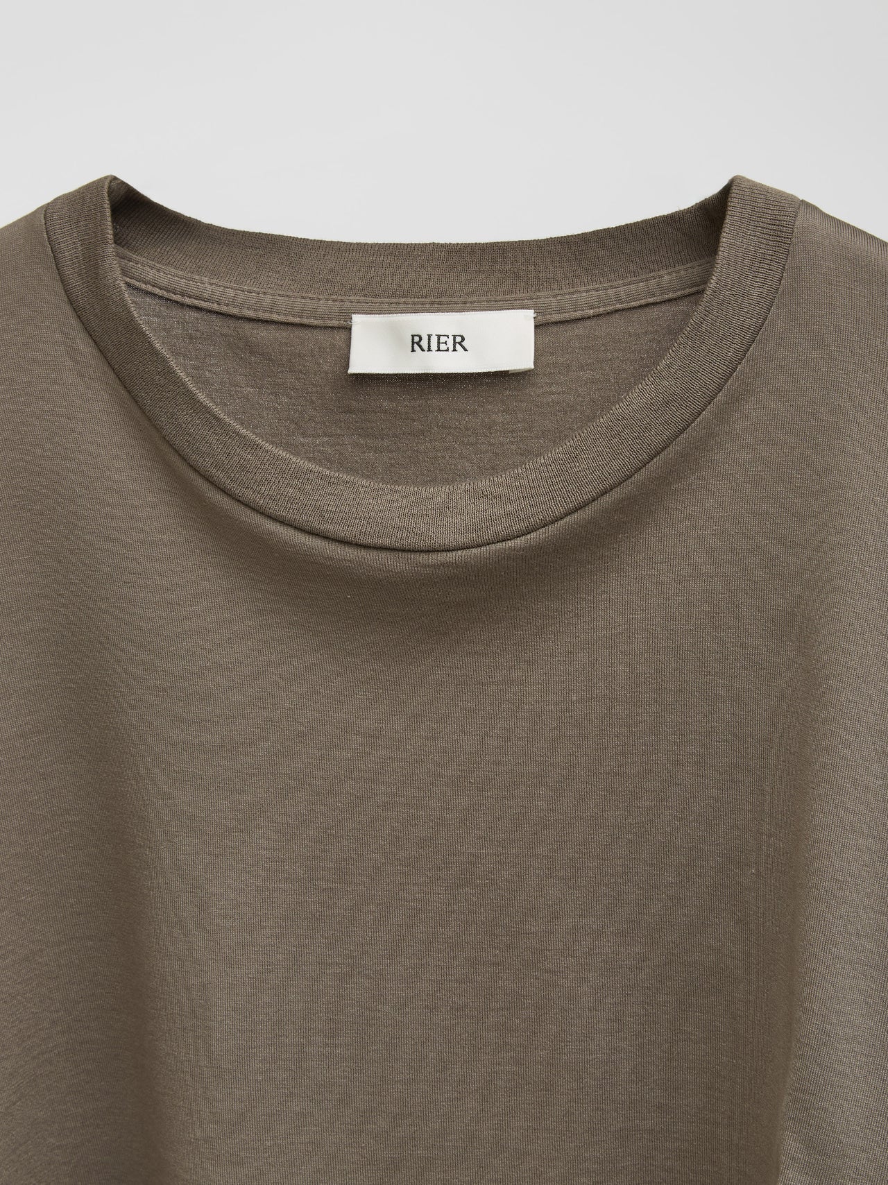 Round Neck Long Sleeved T-Shirt in Castlerock