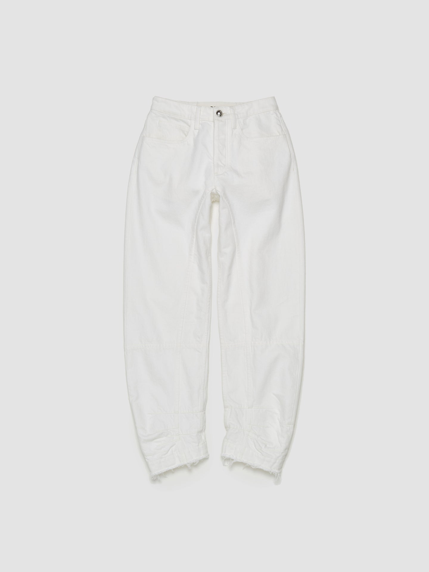 Denim Trousers in Porcelain